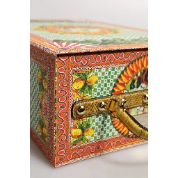 Red Dress Ceramic Porcelain Fashion Box Leather Sicily Dolls