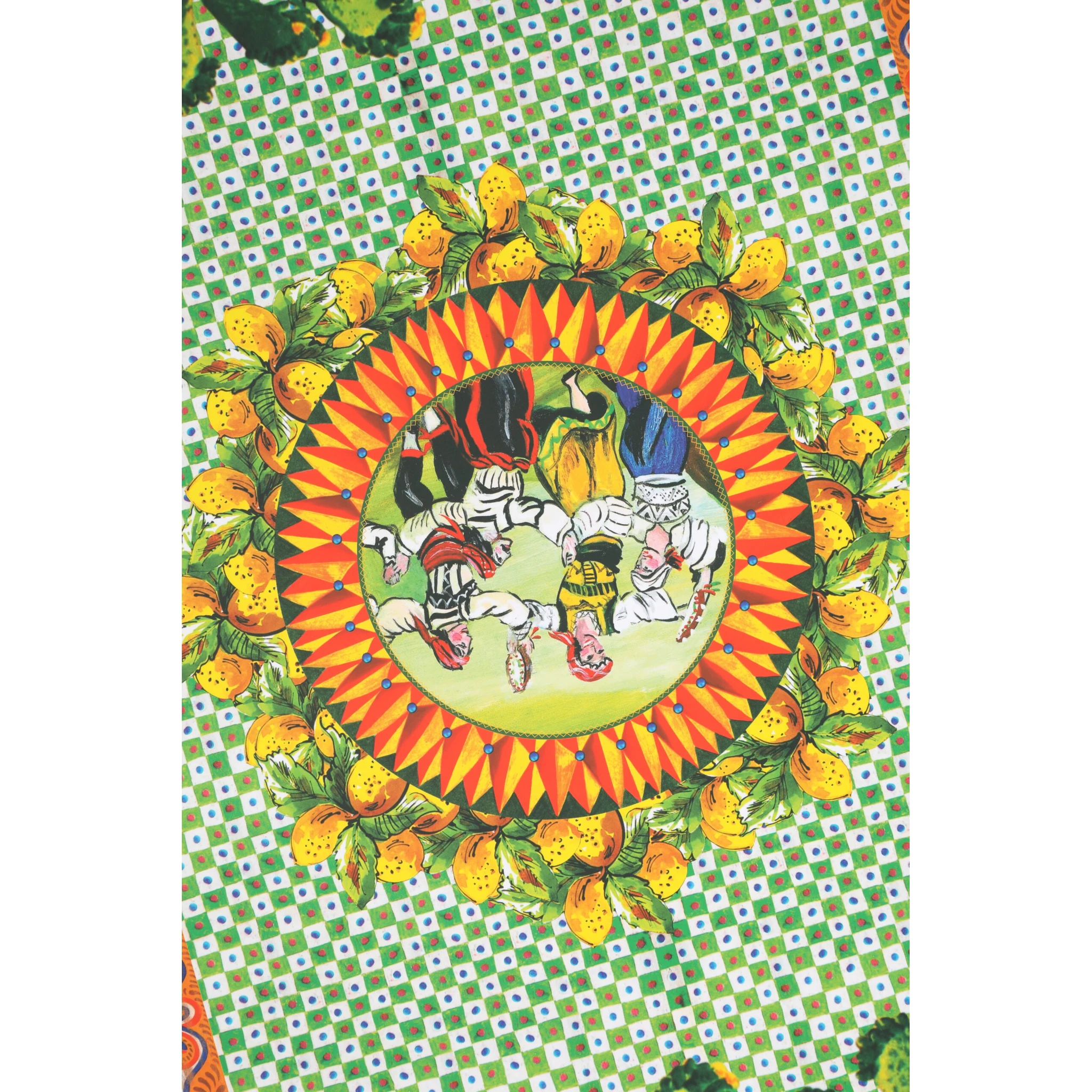 Red Dress Ceramic Porcelain Fashion Box Leather Sicily Dolls