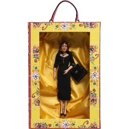 Black Dress Ceramic Porcelain Fashion Leather Sicily Dolls