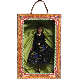 Black Dress Ceramic Porcelain Fashion Leather Sicily Dolls