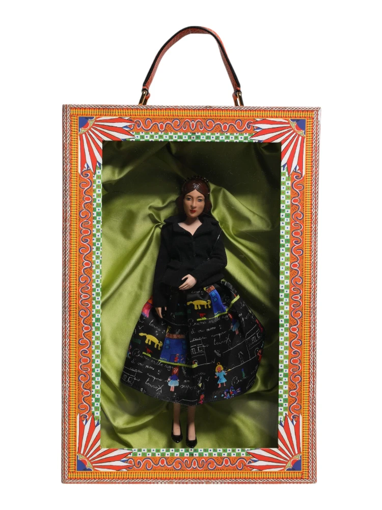 Black Dress Ceramic Porcelain Fashion Leather Sicily Dolls alternative