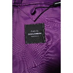 Purple Double Breasted Men Suit Coat Blazer