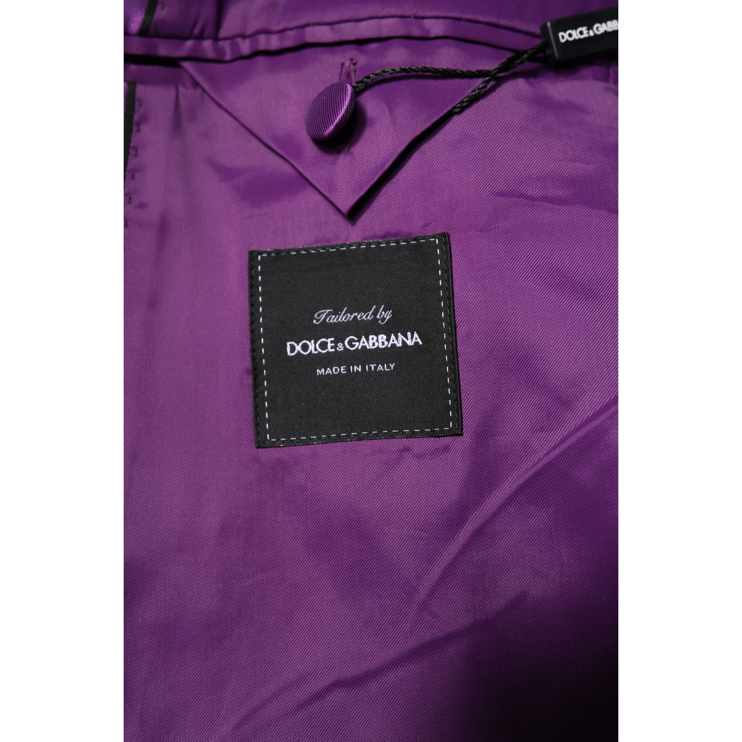 Purple Double Breasted Men Suit Coat Blazer