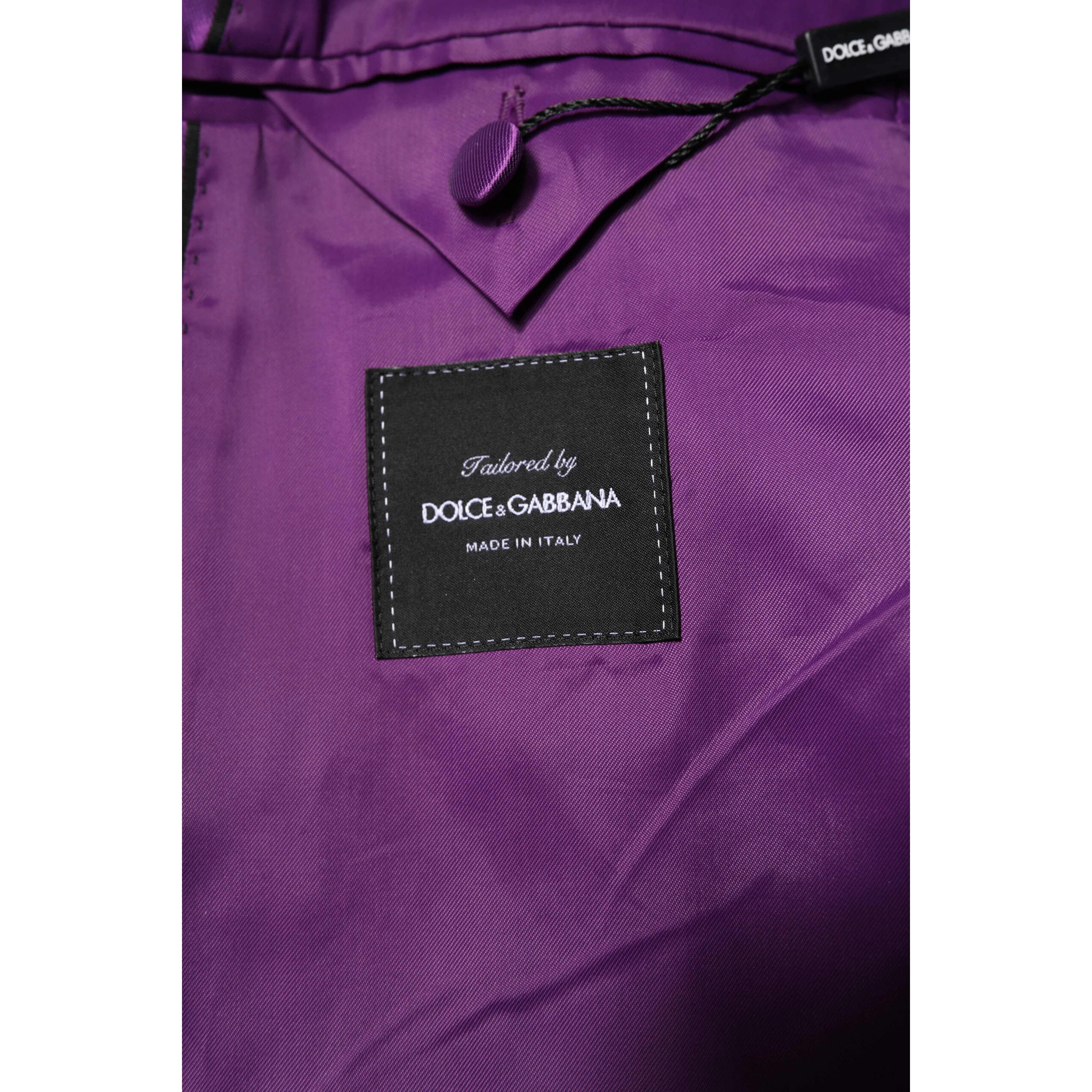 Purple Double Breasted Men Suit Coat Blazer