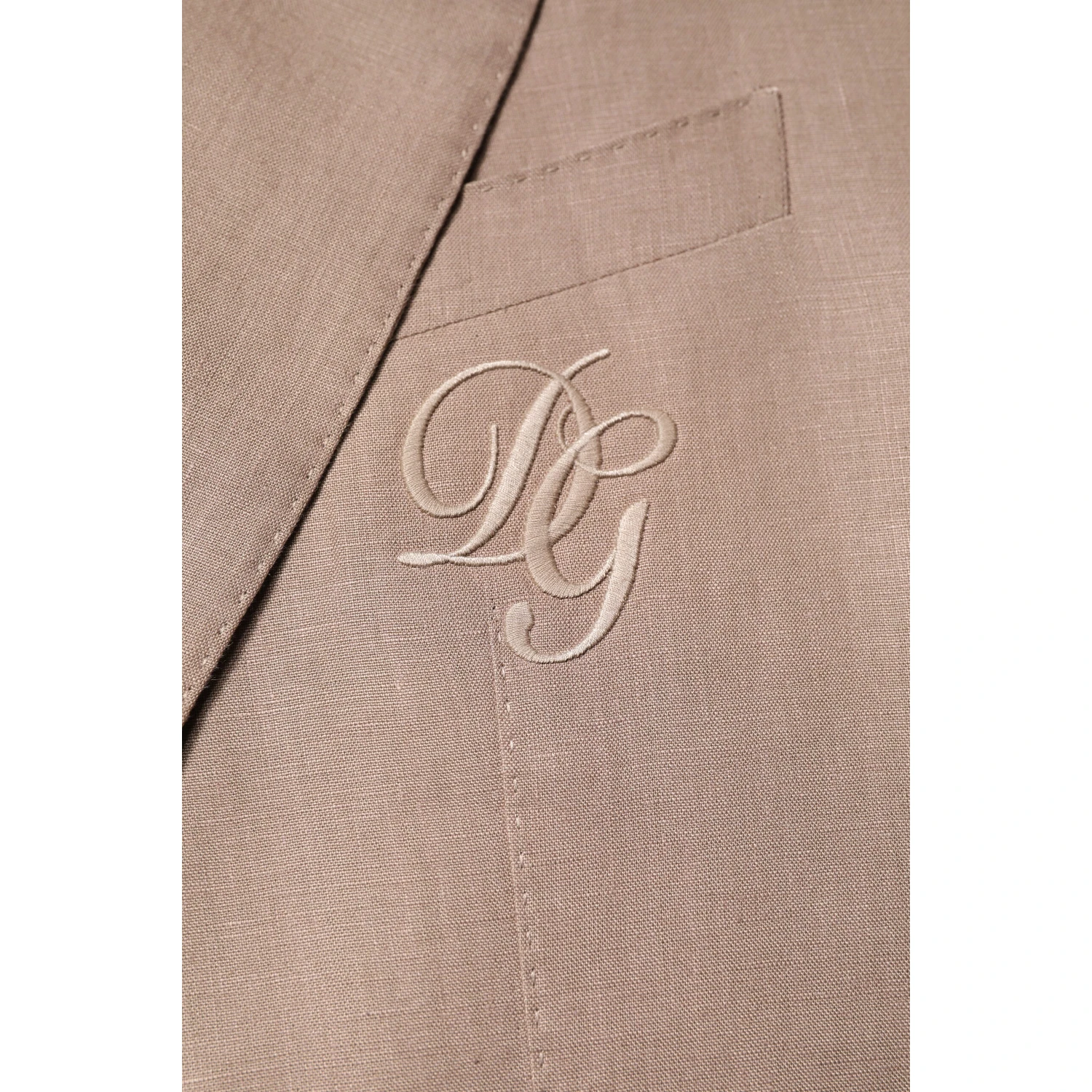 Beige TAORMINA Single Breasted Coat Blazer