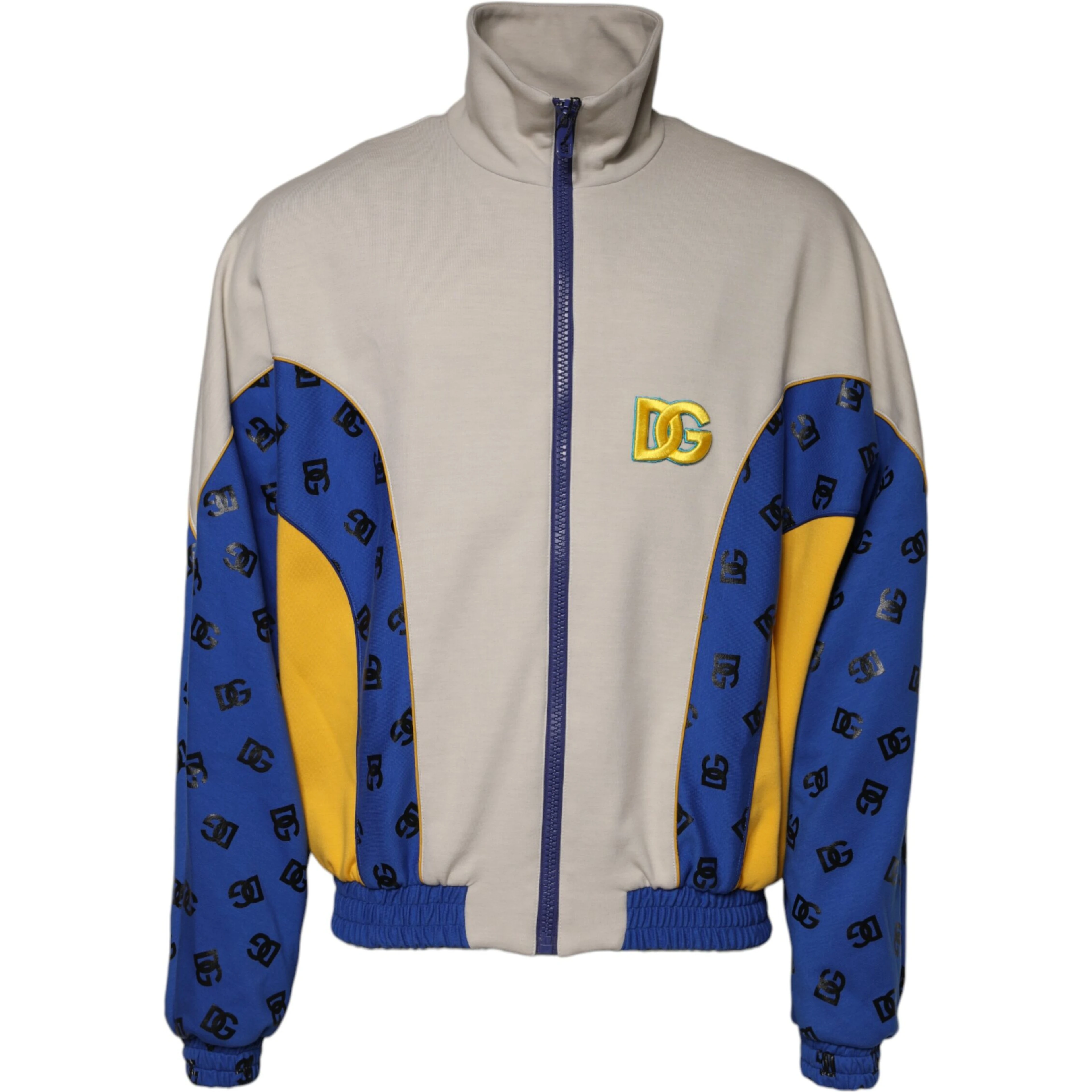 Multicolor Polyester Full Zip Bomber Jacket