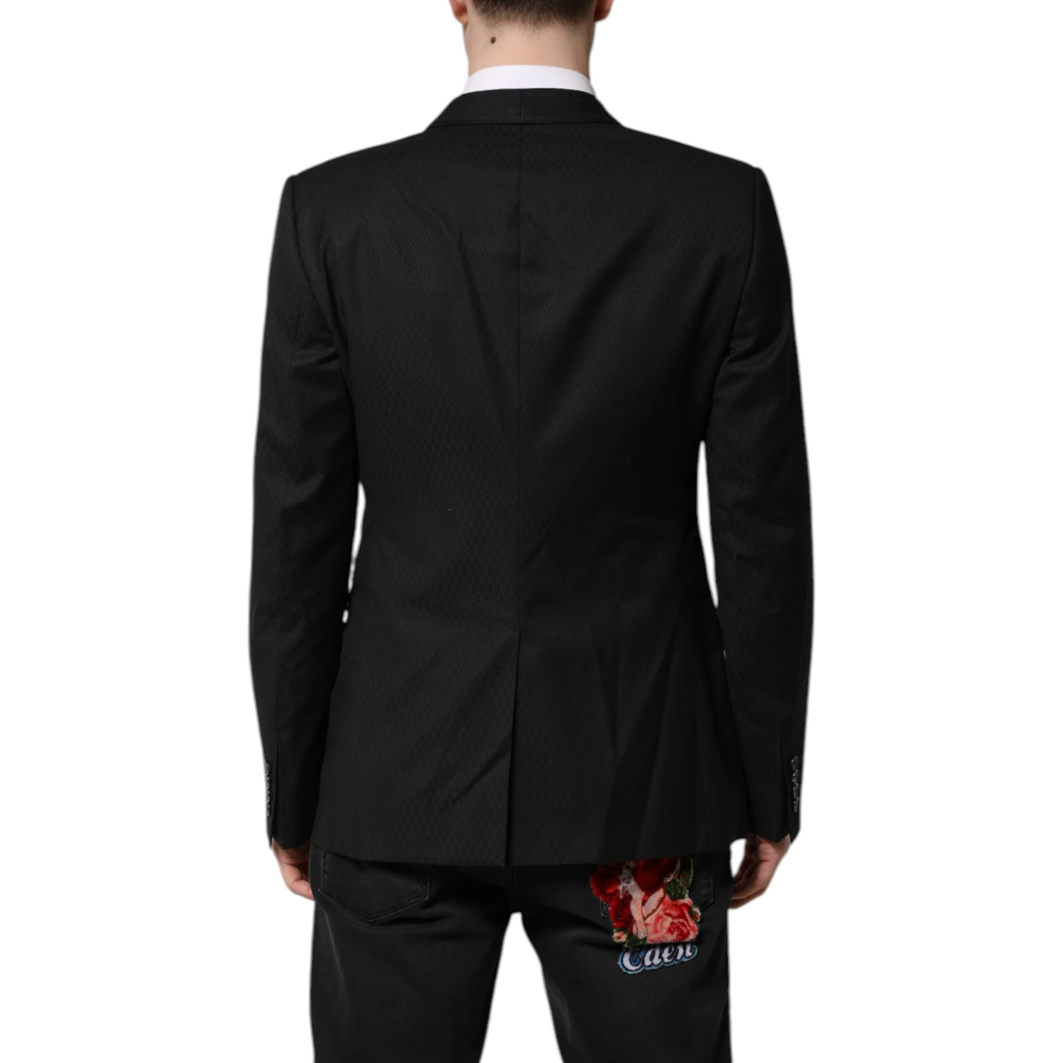 Black GOLD Single Breasted Suit Coat Blazer