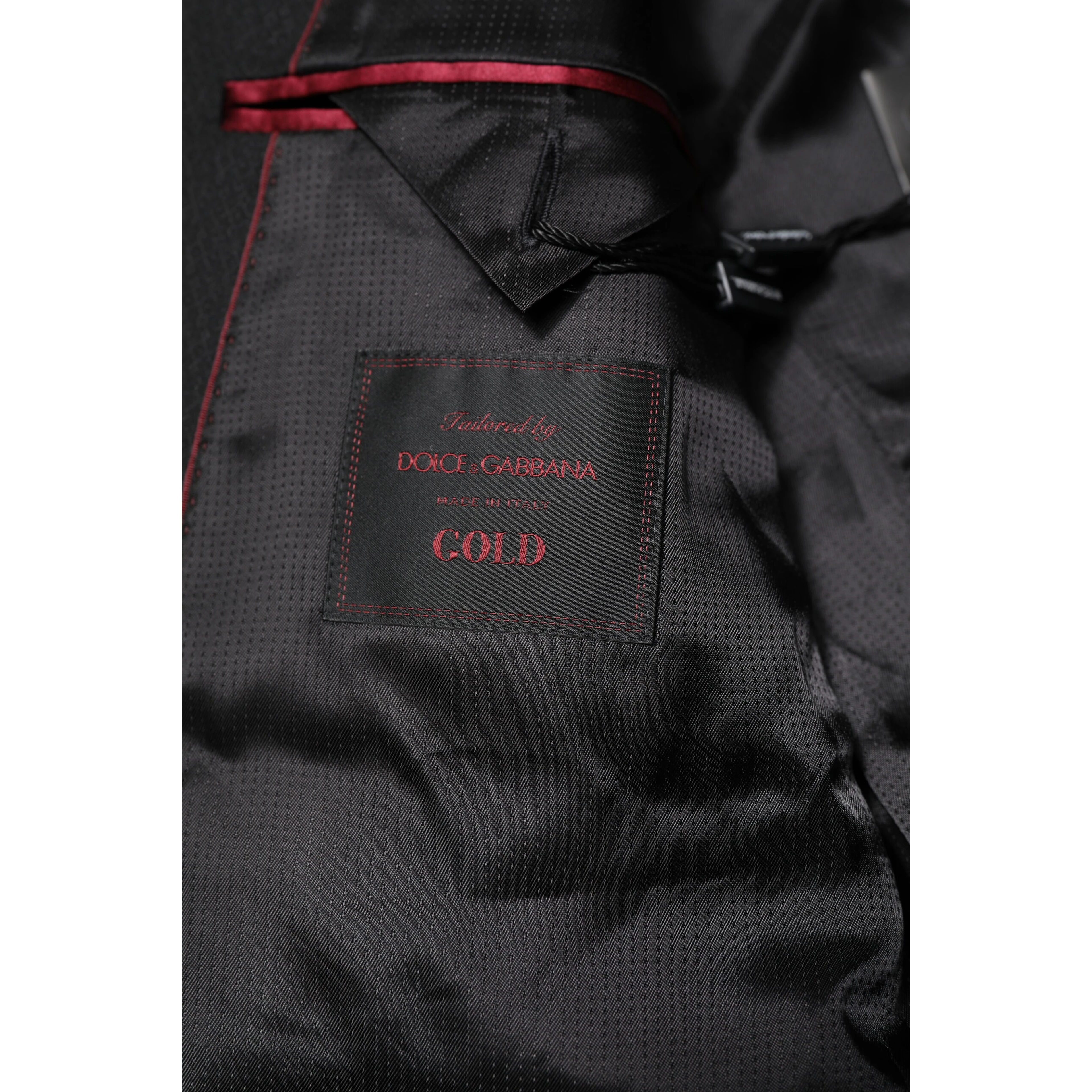 Black GOLD Single Breasted Suit Coat Blazer