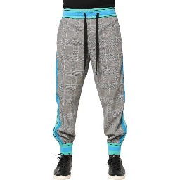 Multicolor Cotton Men Jogger Sweatpants Pants