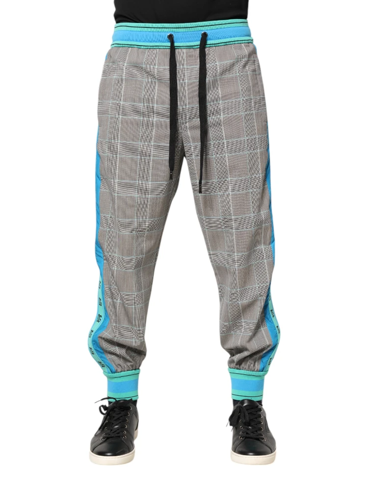 Multicolor Cotton Men Jogger Sweatpants Pants