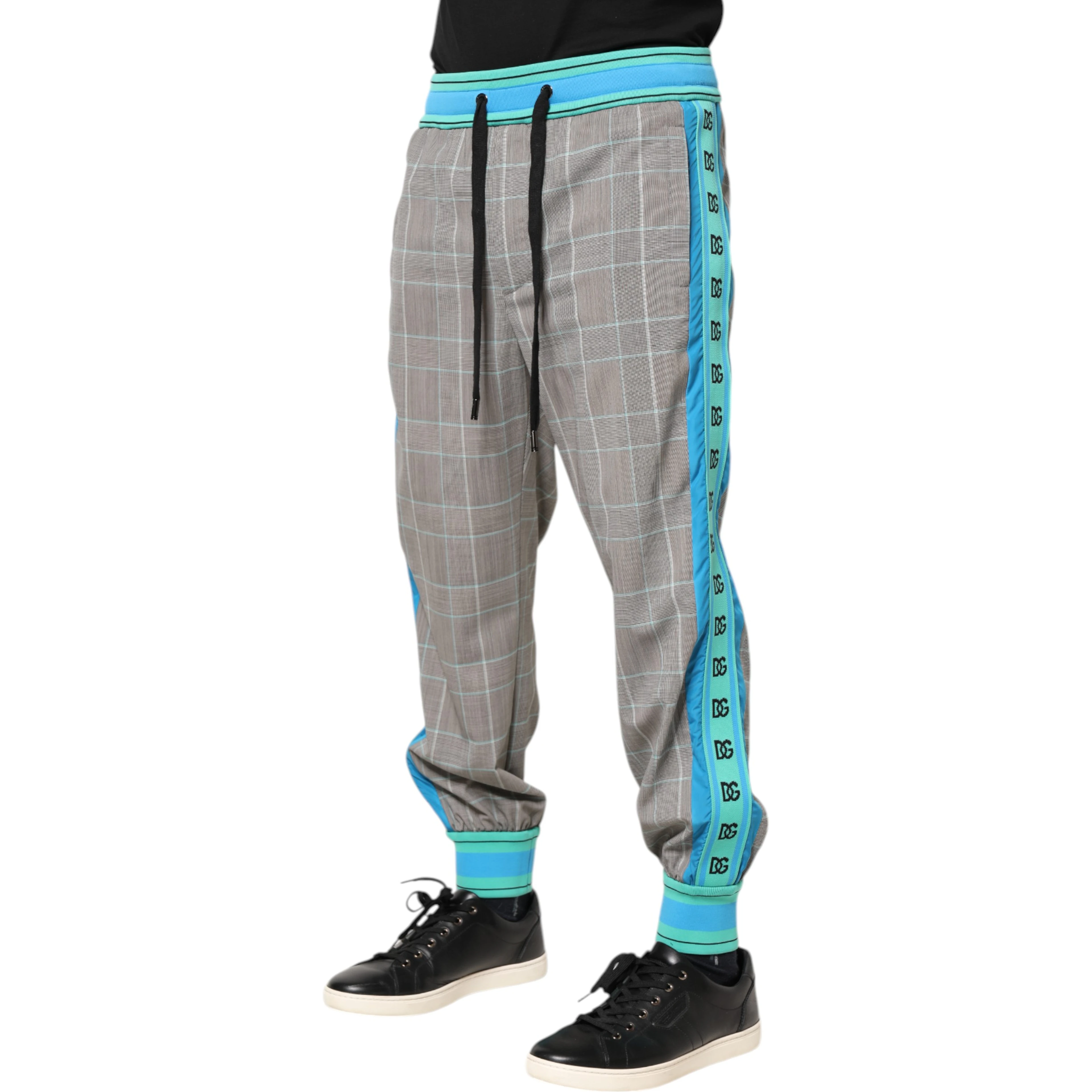 Multicolor Cotton Men Jogger Sweatpants Pants