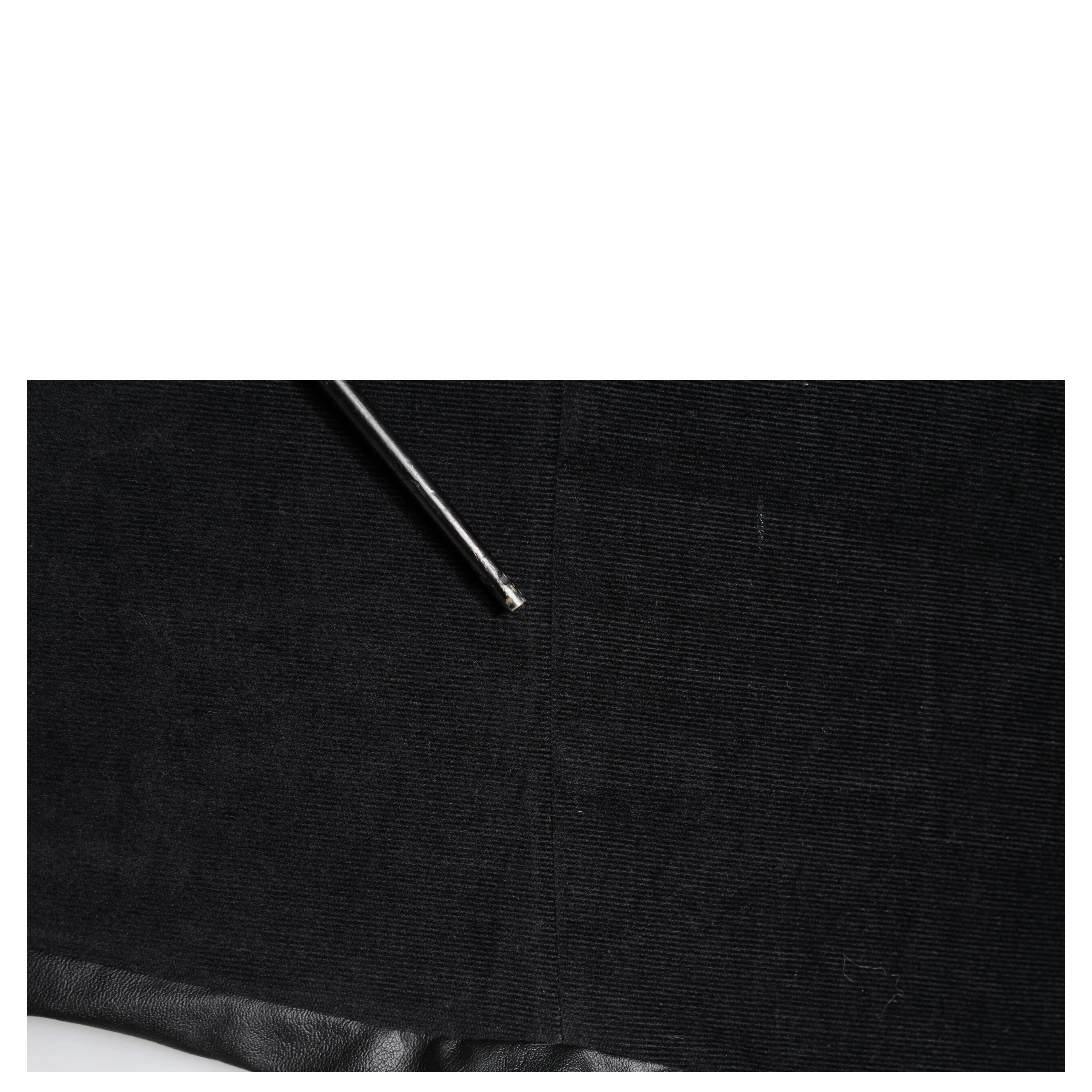 Black Cotton Cargo Jogger Sweatpants Pants