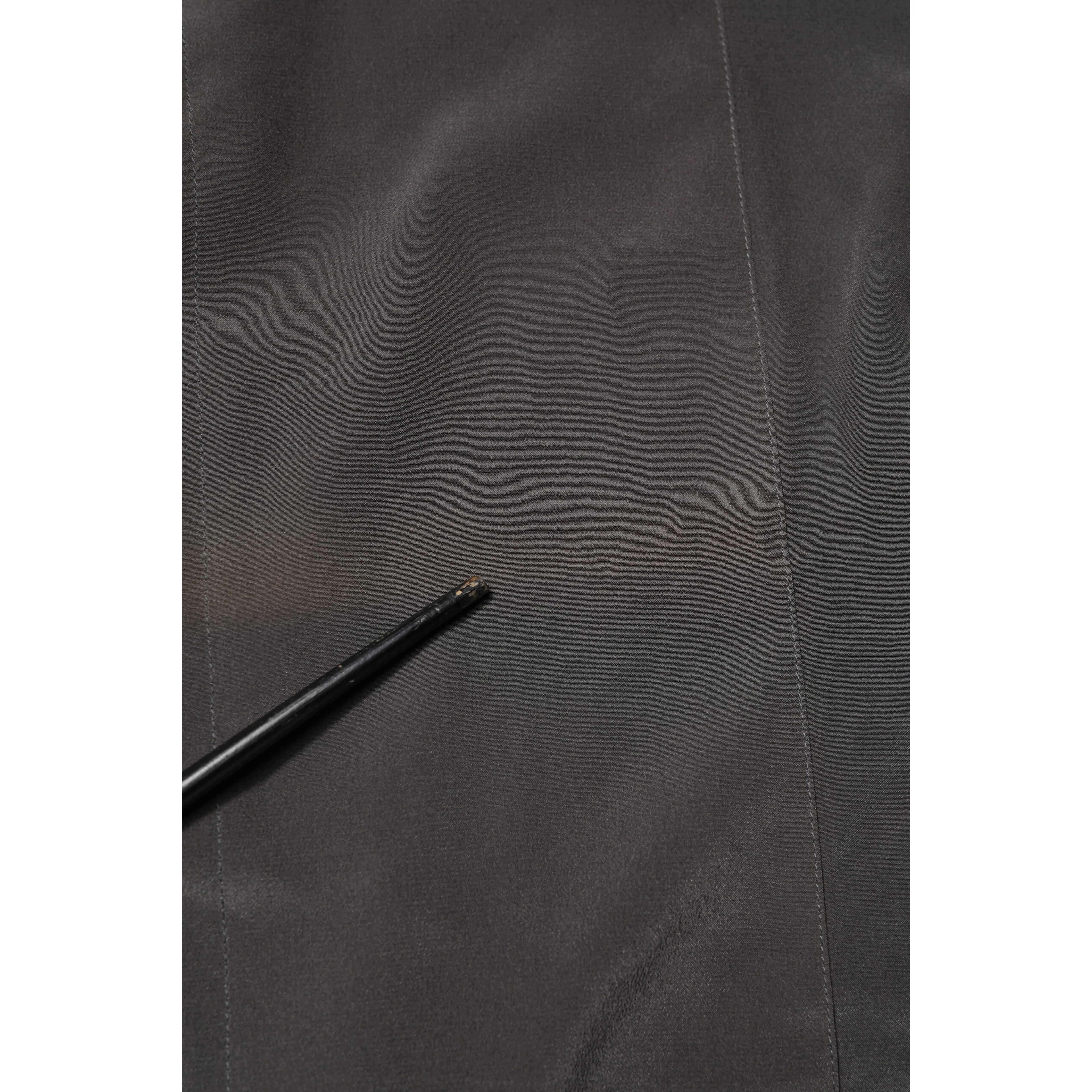 Dark Gray Silk GOLD Dress Formal Shirt