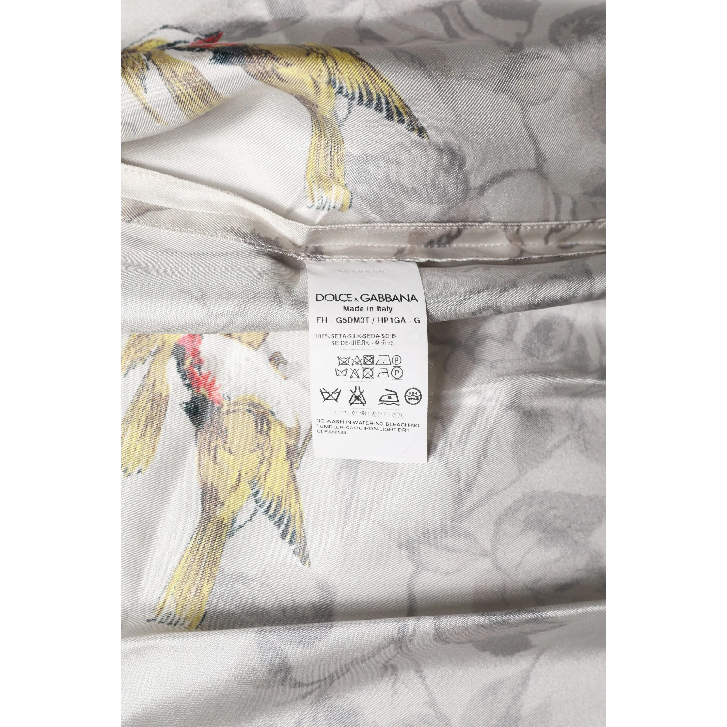 Multicolor Silk Printed Button Down Shirt