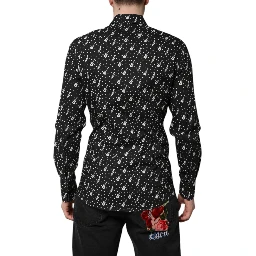 Black GOLD Instrument Embellished Shirt