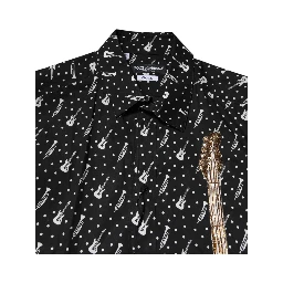 Black GOLD Instrument Embellished Shirt