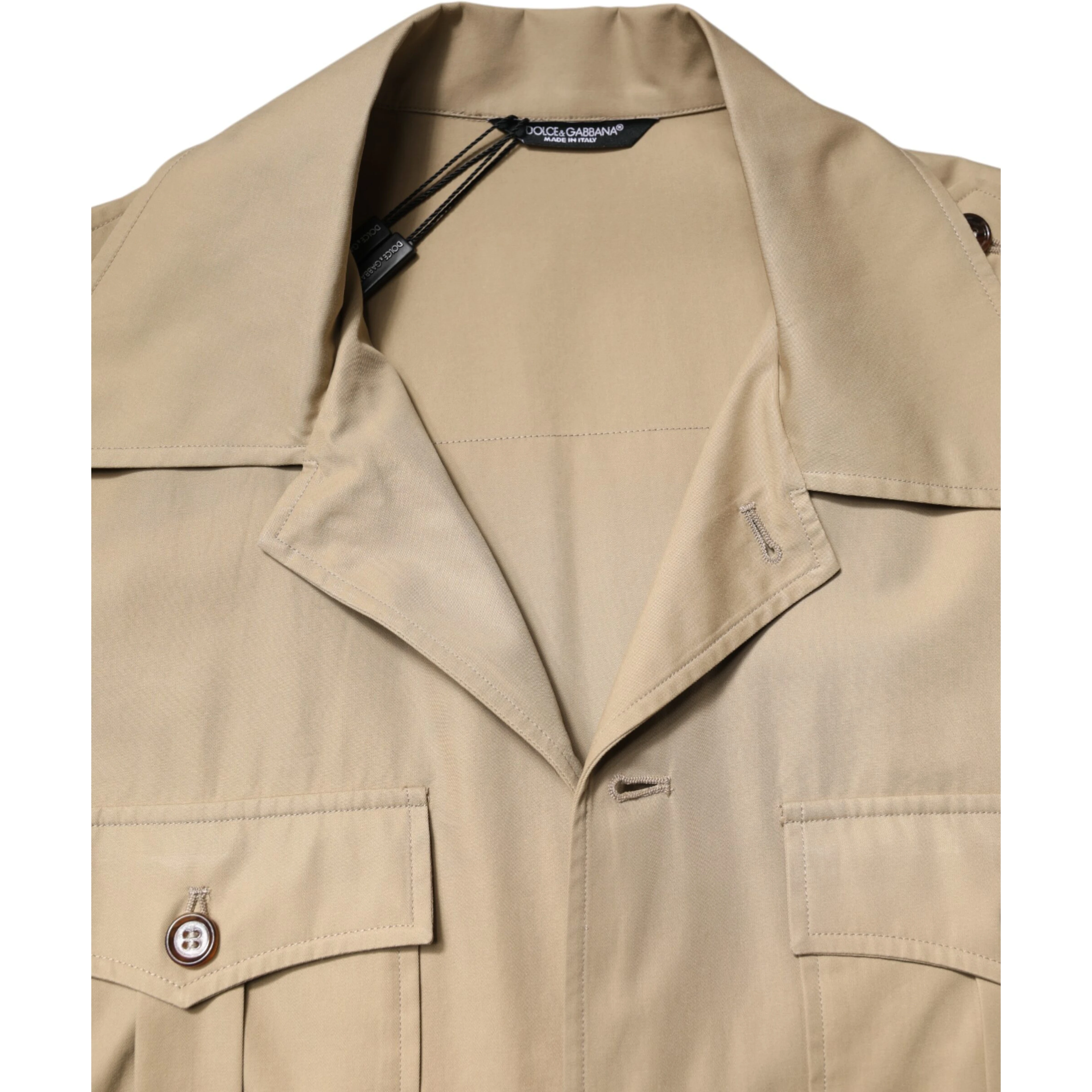 Brown Graphic Print Short Sleeves Shirt