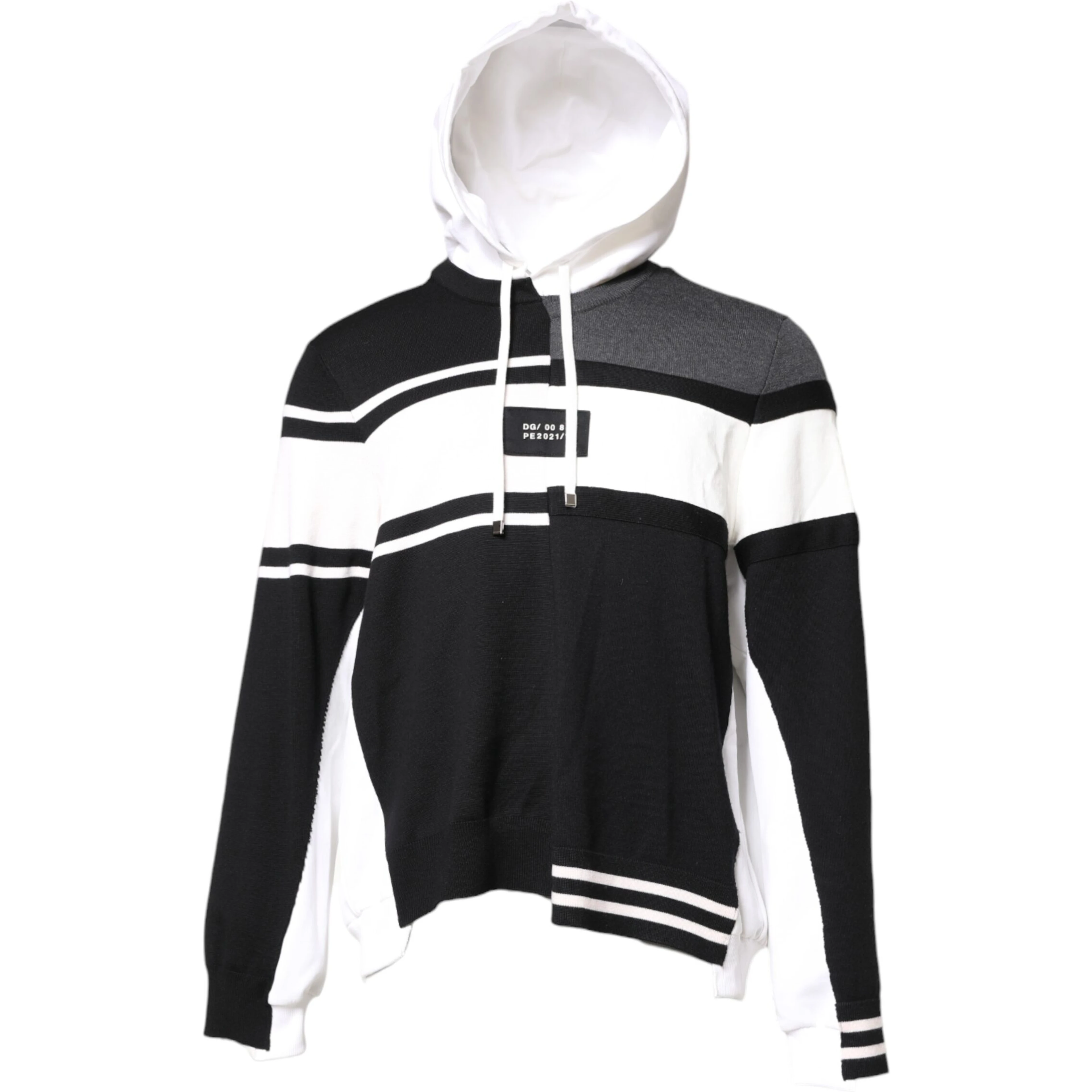 Multicolor Logo Pullover Hooded Sweater
