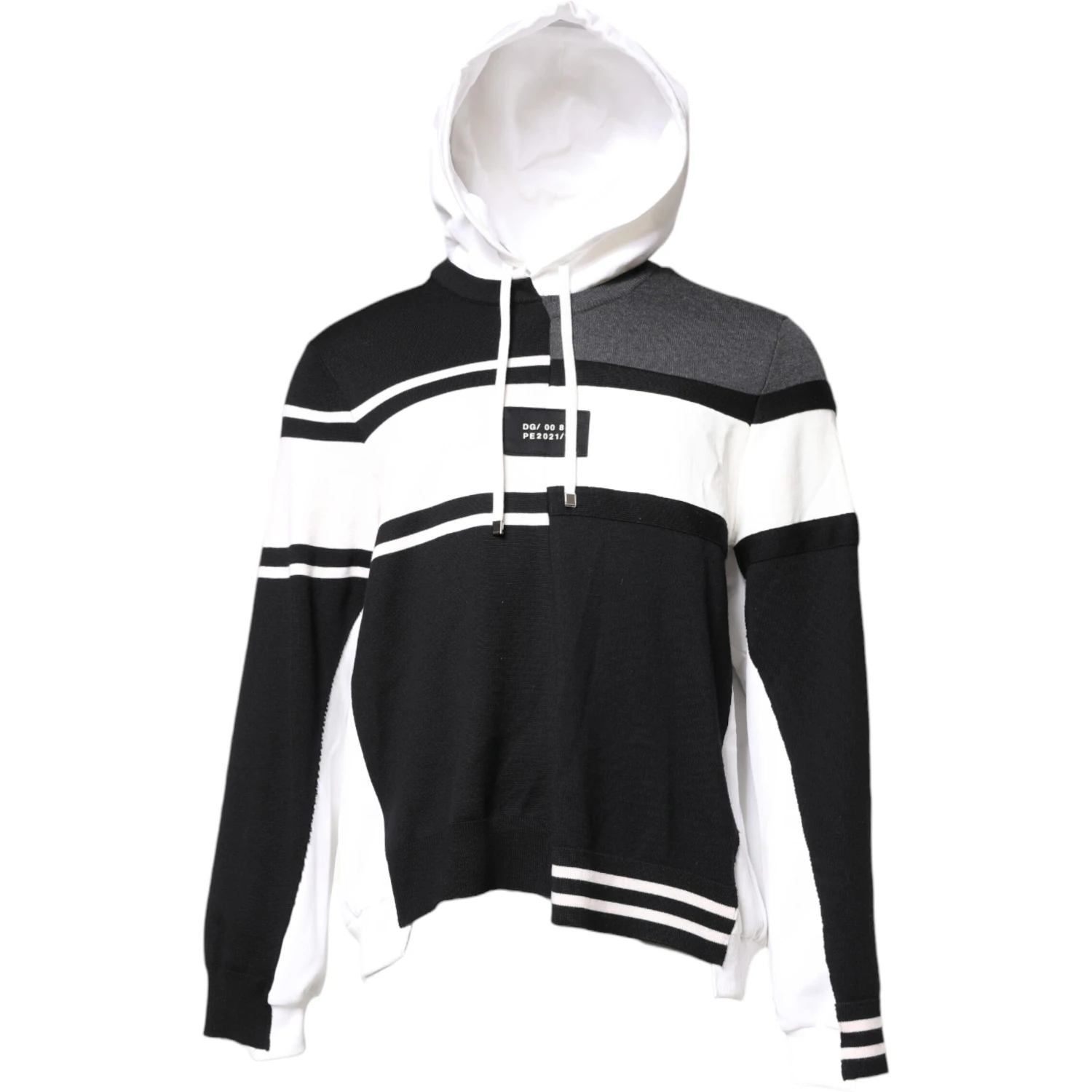 Multicolor Logo Pullover Hooded Sweater