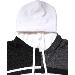 Multicolor Logo Pullover Hooded Sweater