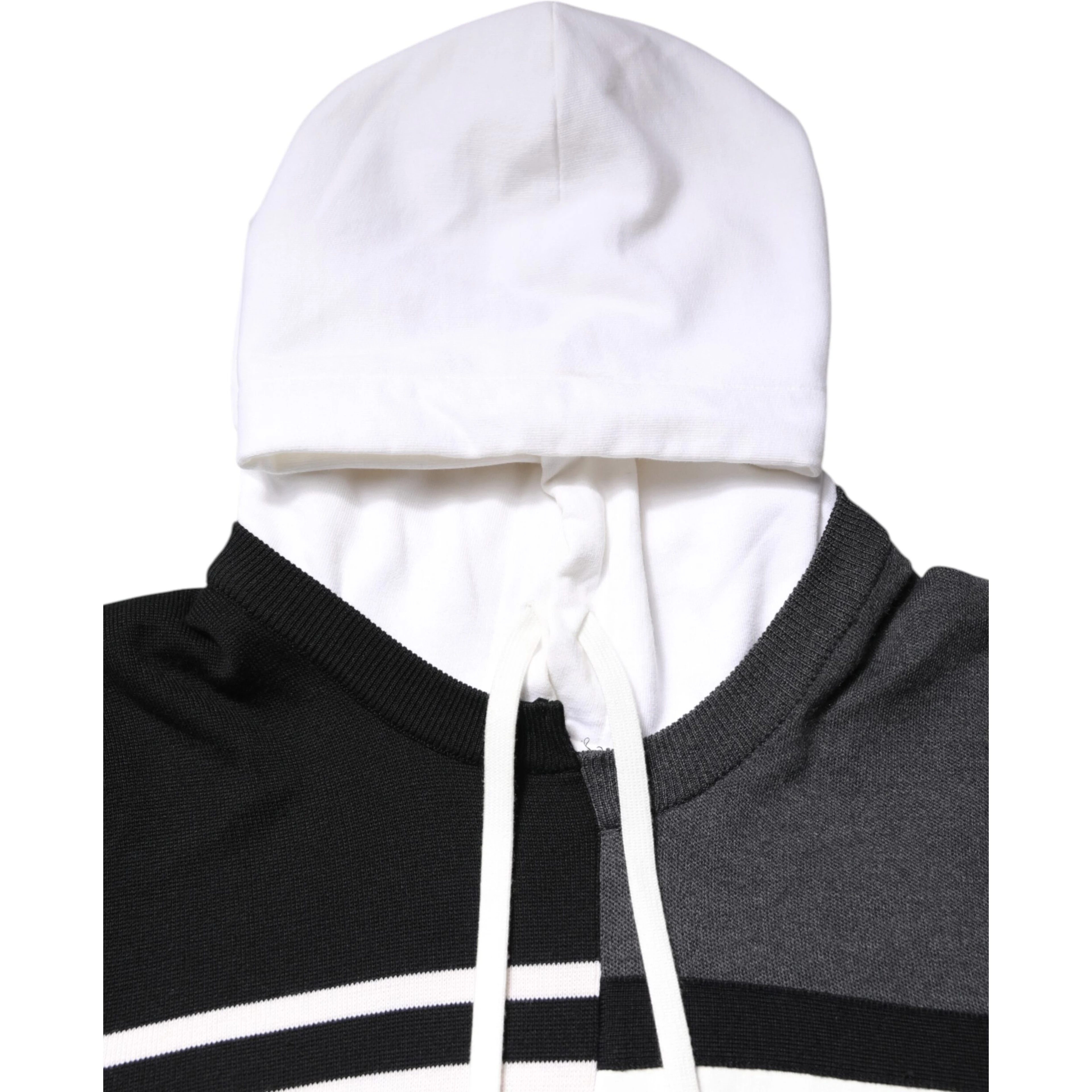 Multicolor Logo Pullover Hooded Sweater