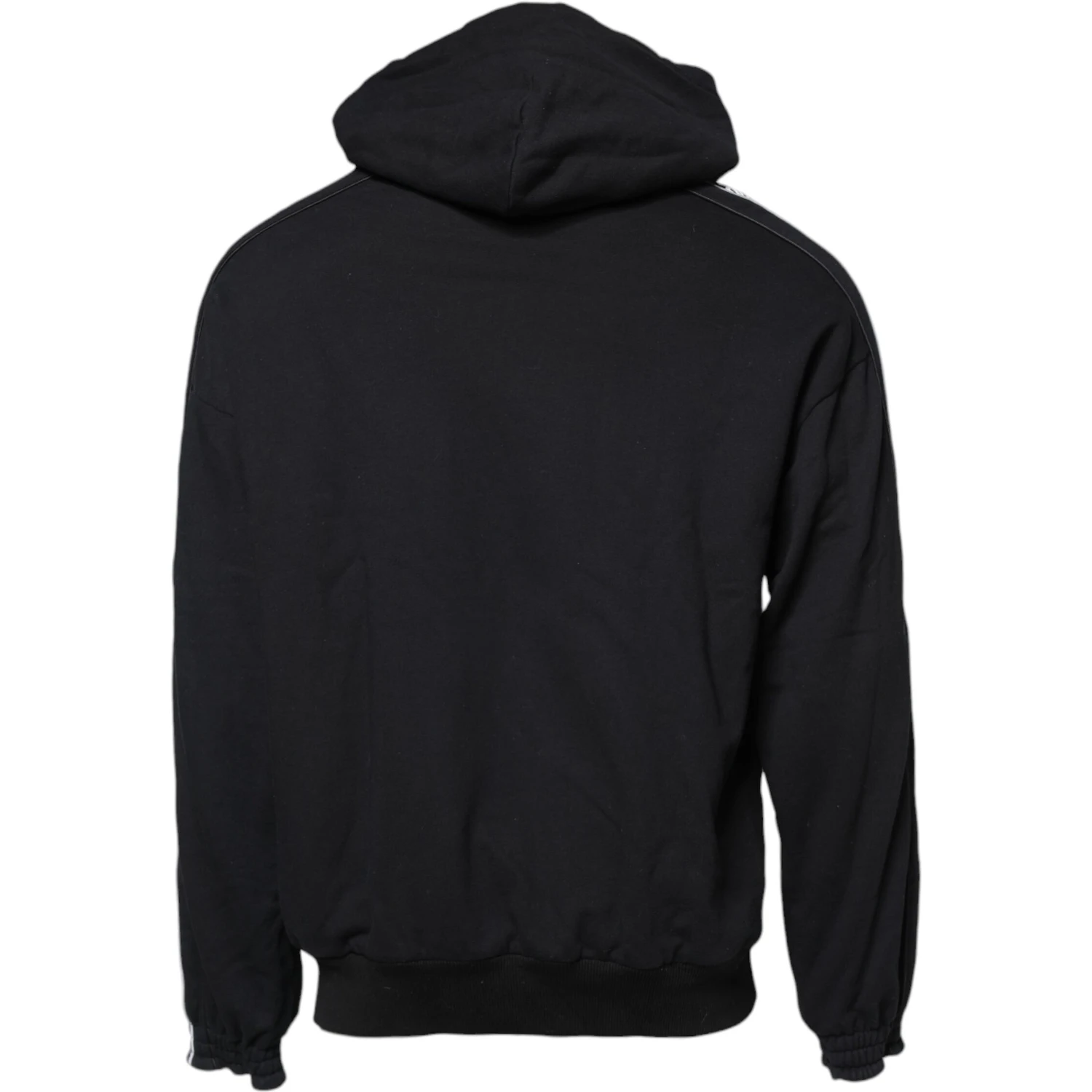 Black Cotton Logo Hooded Sweatshirt Sweater