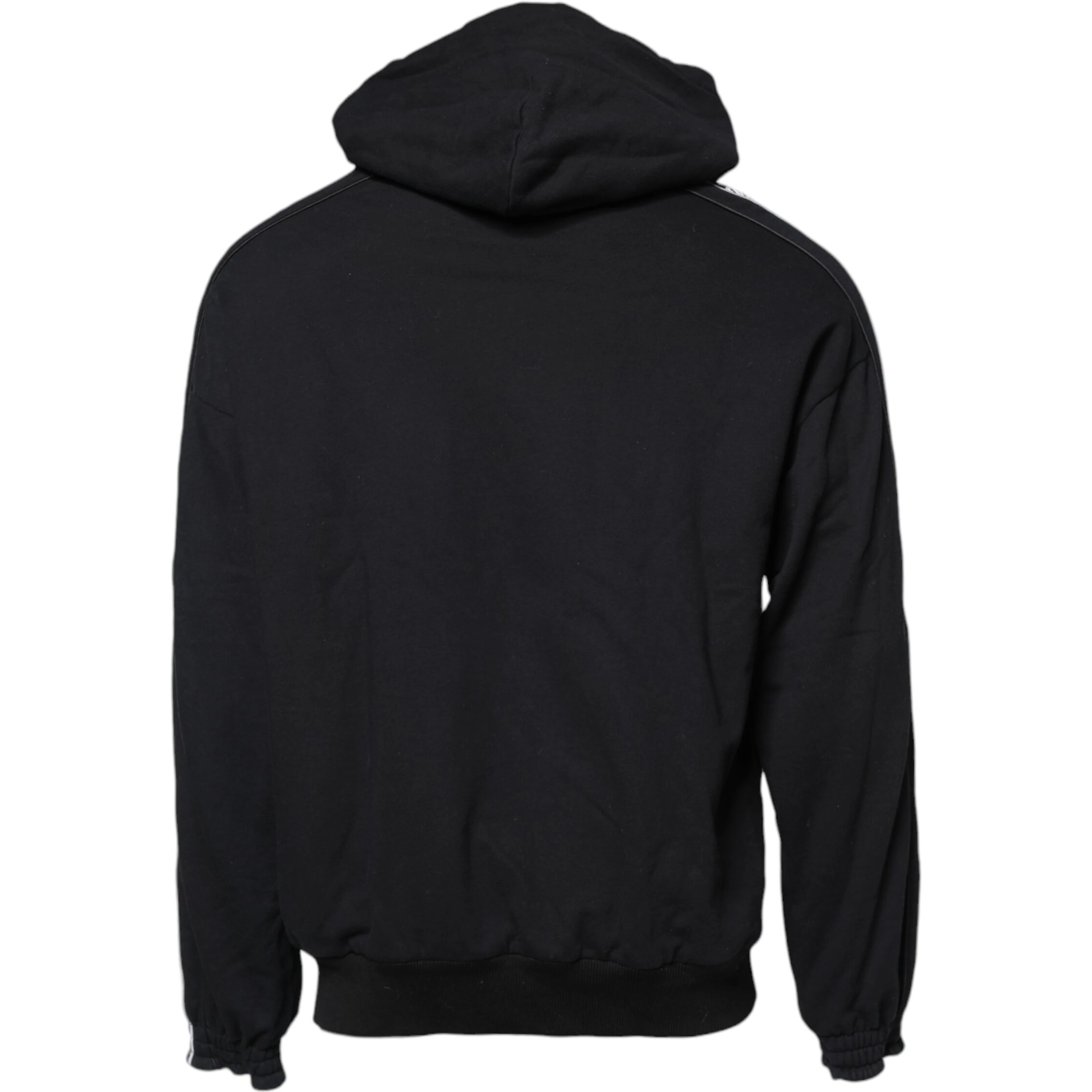 Black Cotton Logo Hooded Sweatshirt Sweater