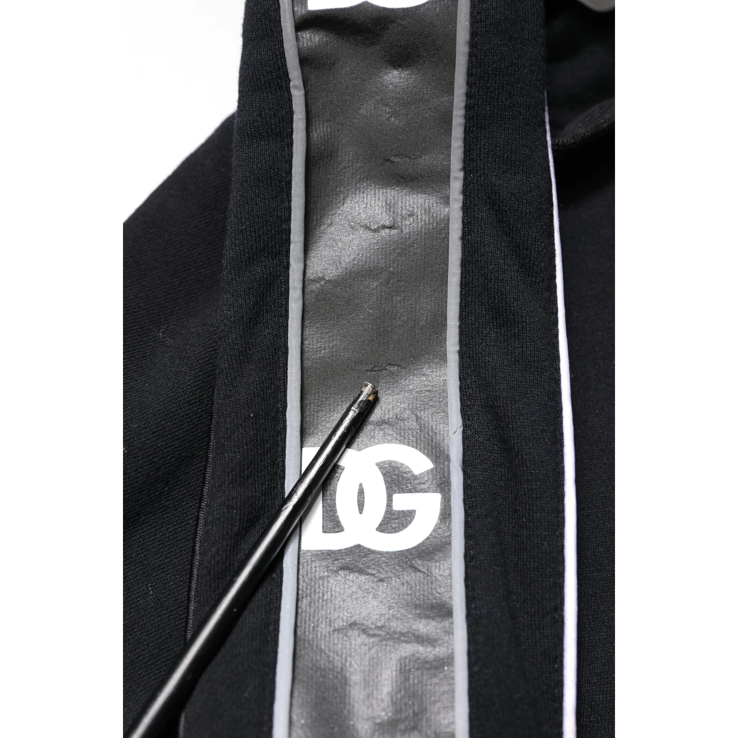 Black Cotton Logo Hooded Sweatshirt Sweater