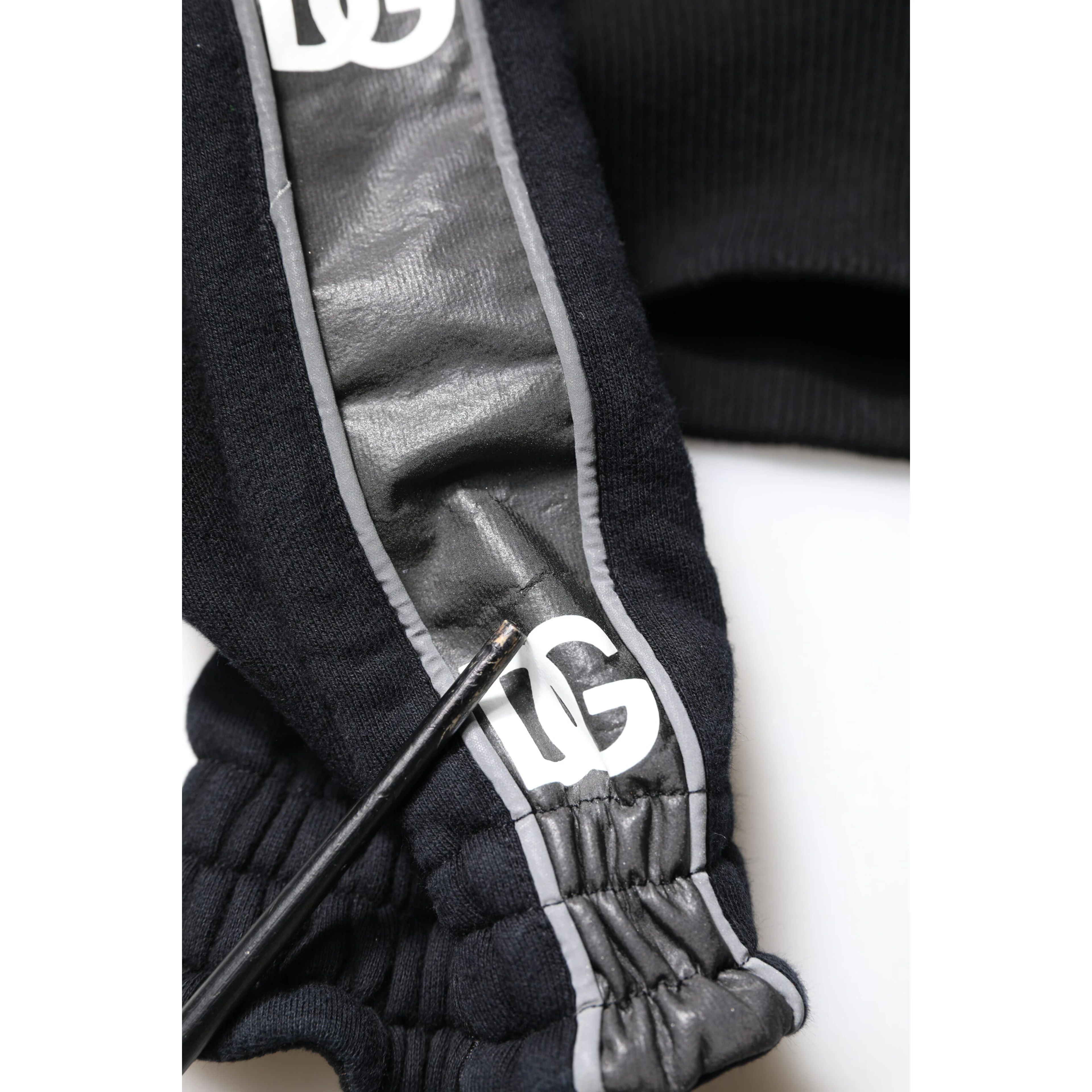 Black Cotton Logo Hooded Sweatshirt Sweater