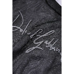 Black White Logo Knitted Pullover Sweater