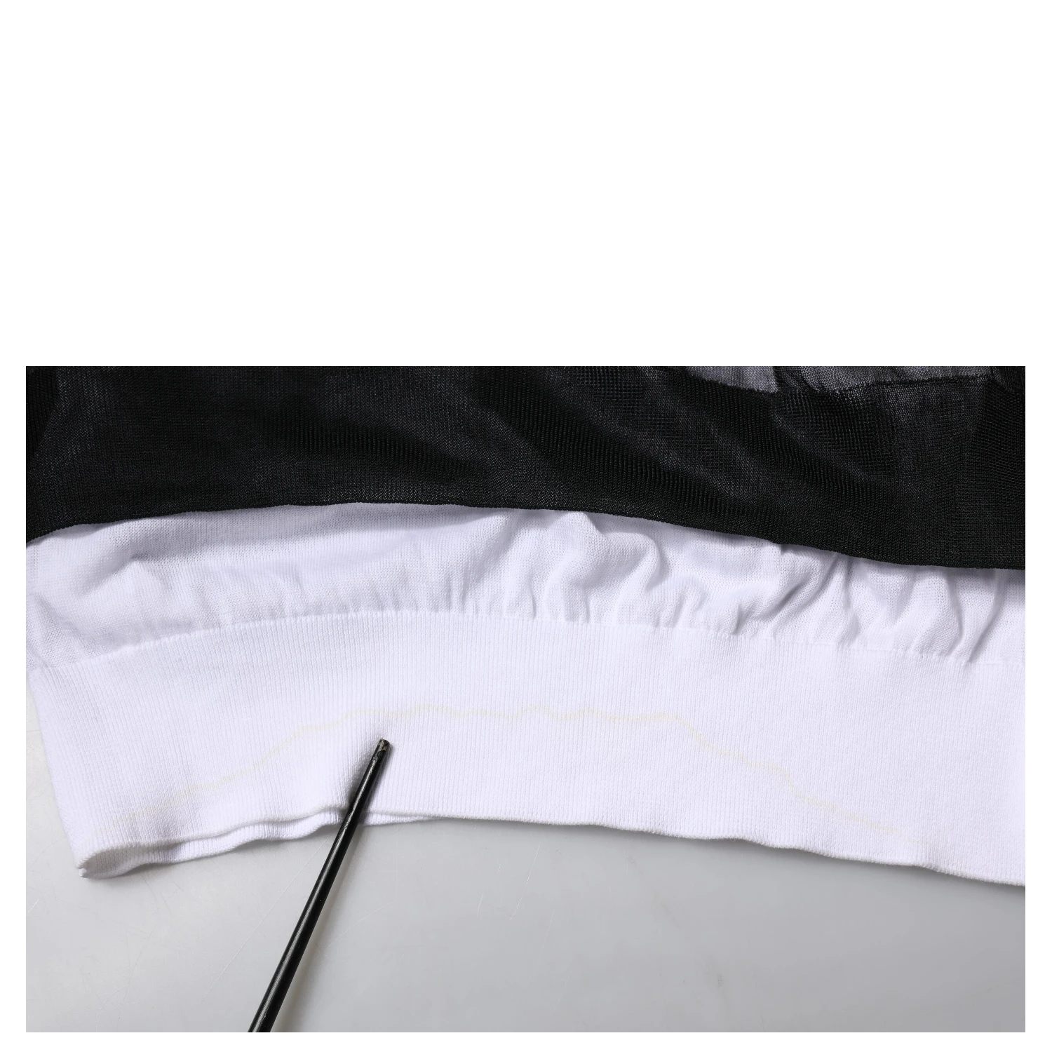 Black White Logo Knitted Pullover Sweater