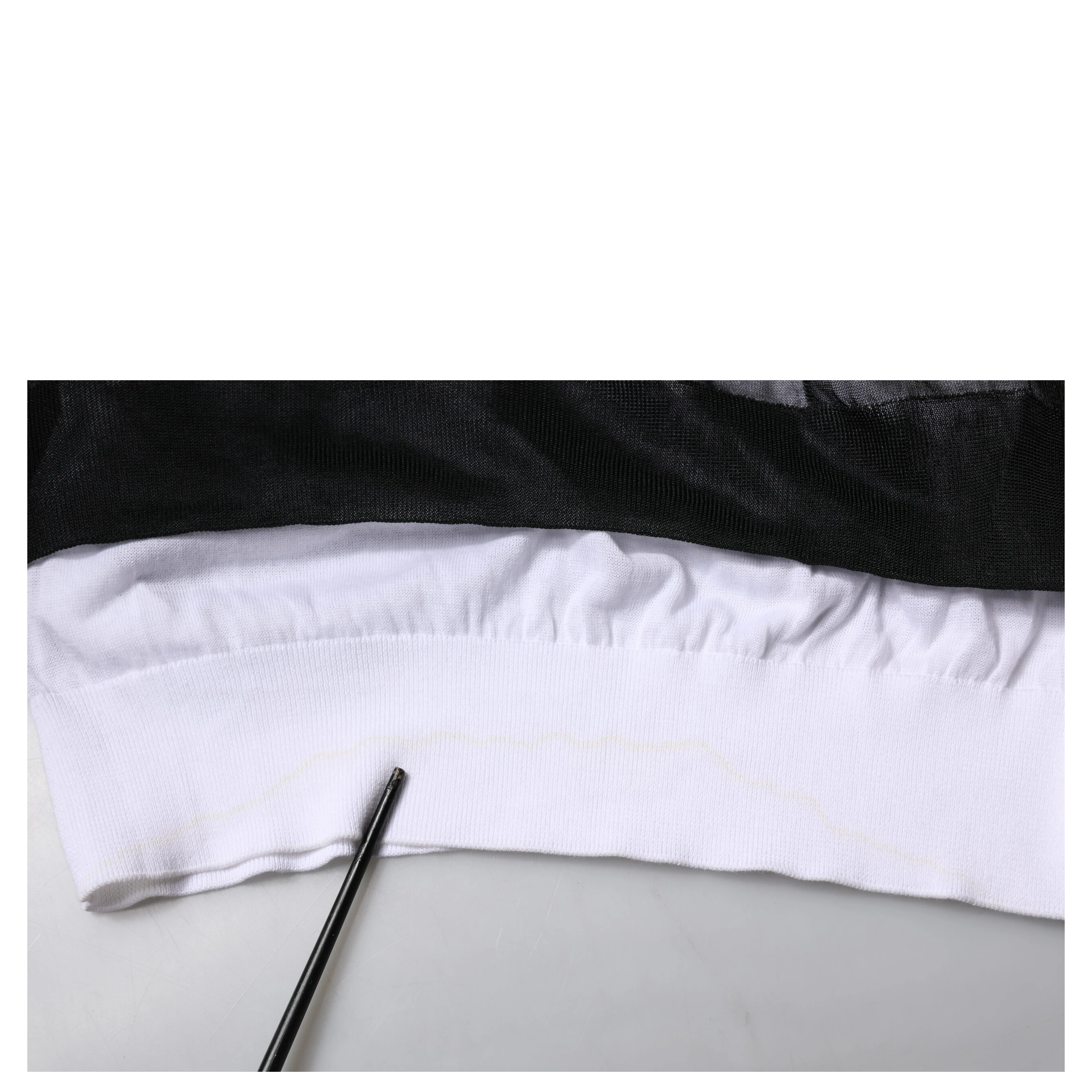 Black White Logo Knitted Pullover Sweater