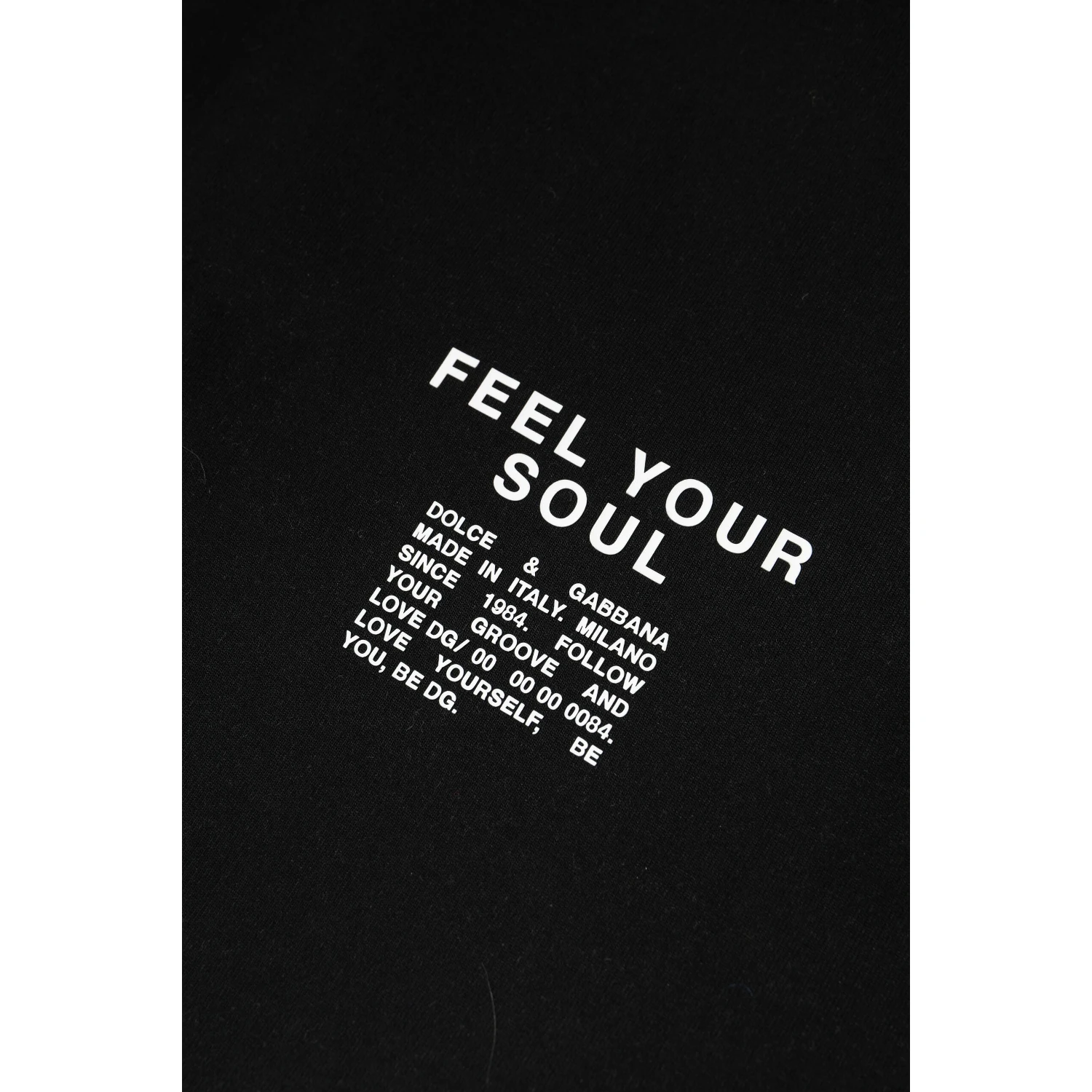 Black Cotton Logo Knitted Pullover Sweater