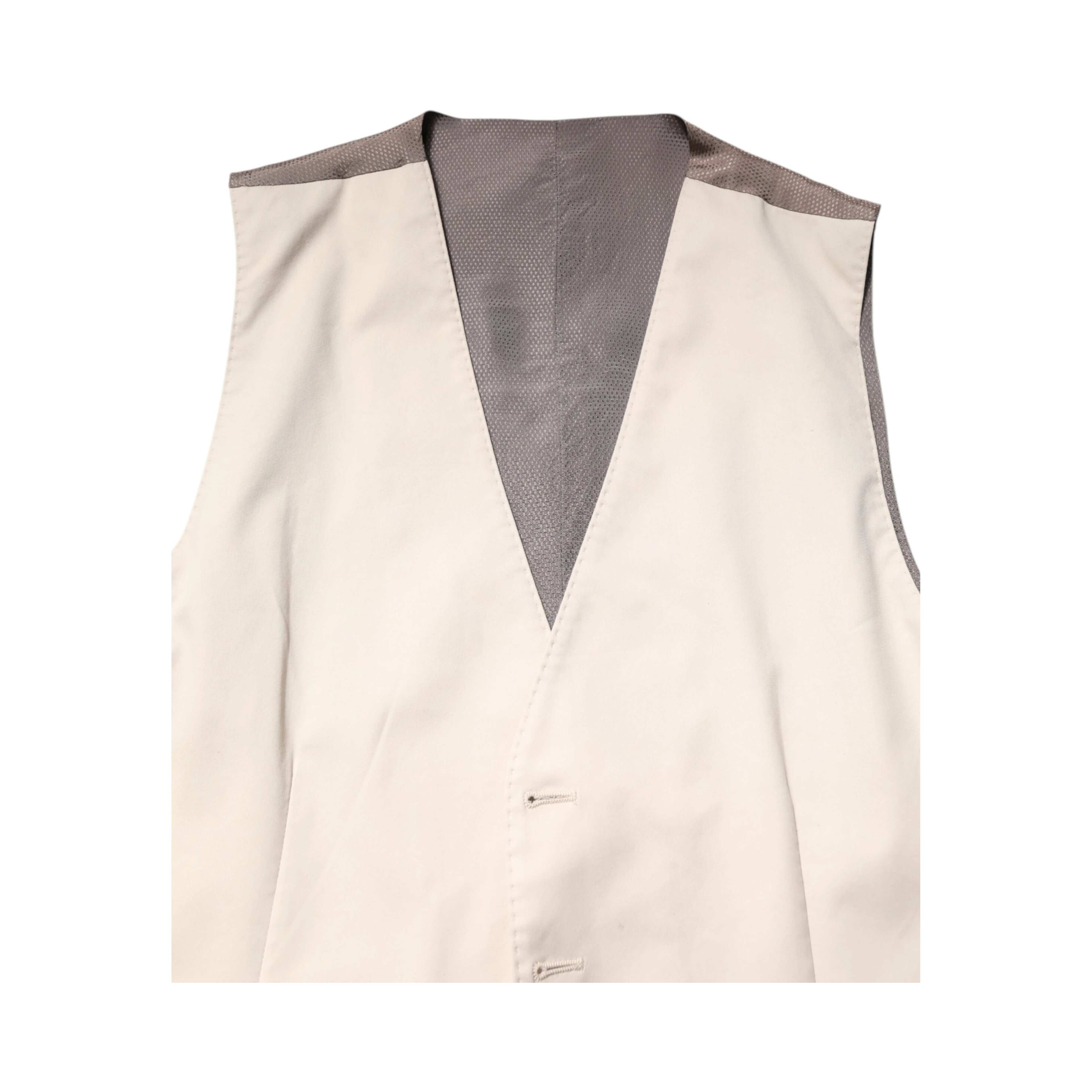 Beige Gray Dress Men Formal Waistcoat Vest