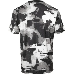 Multicolor Camouflage Crew Neck T-shirt