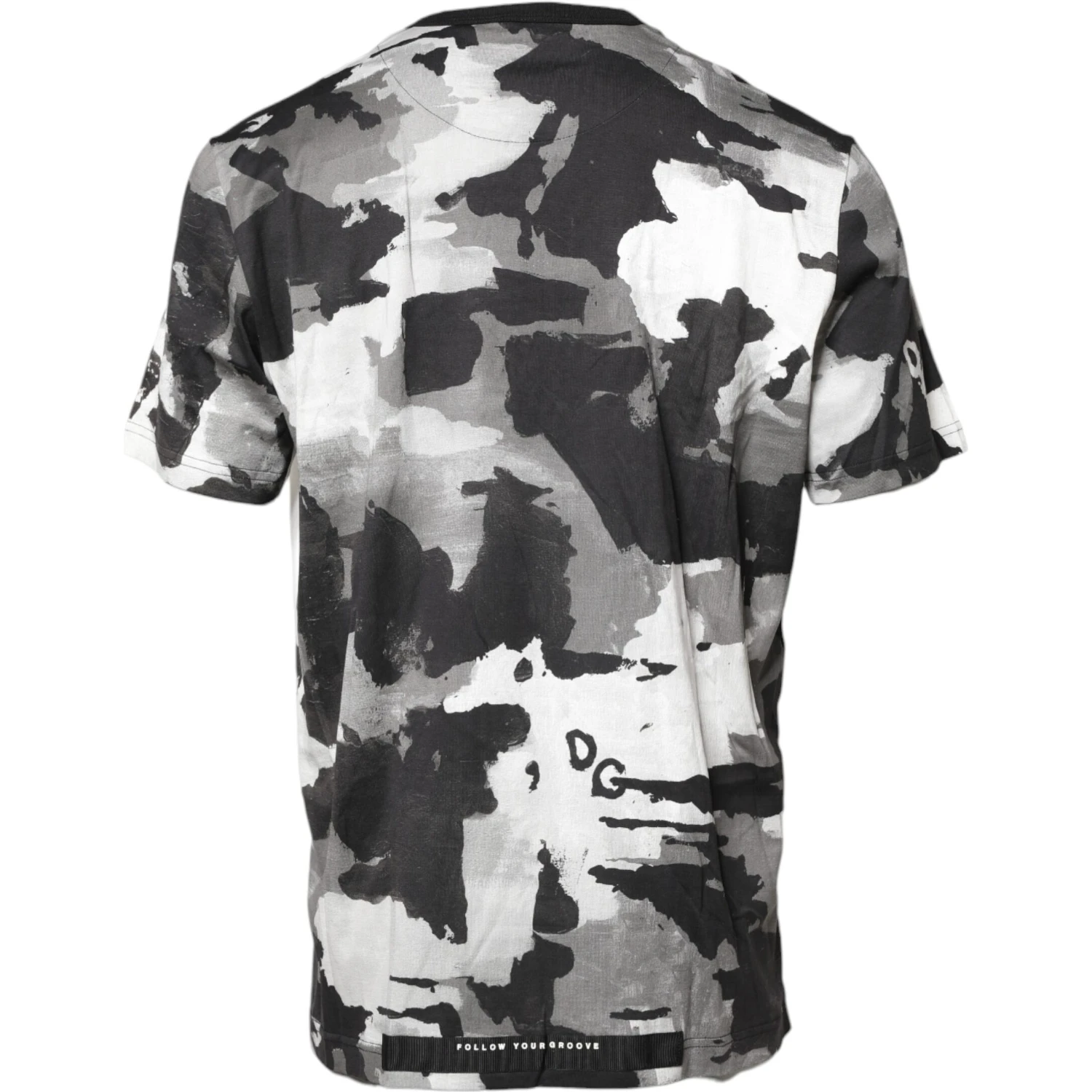 Multicolor Camouflage Crew Neck T-shirt