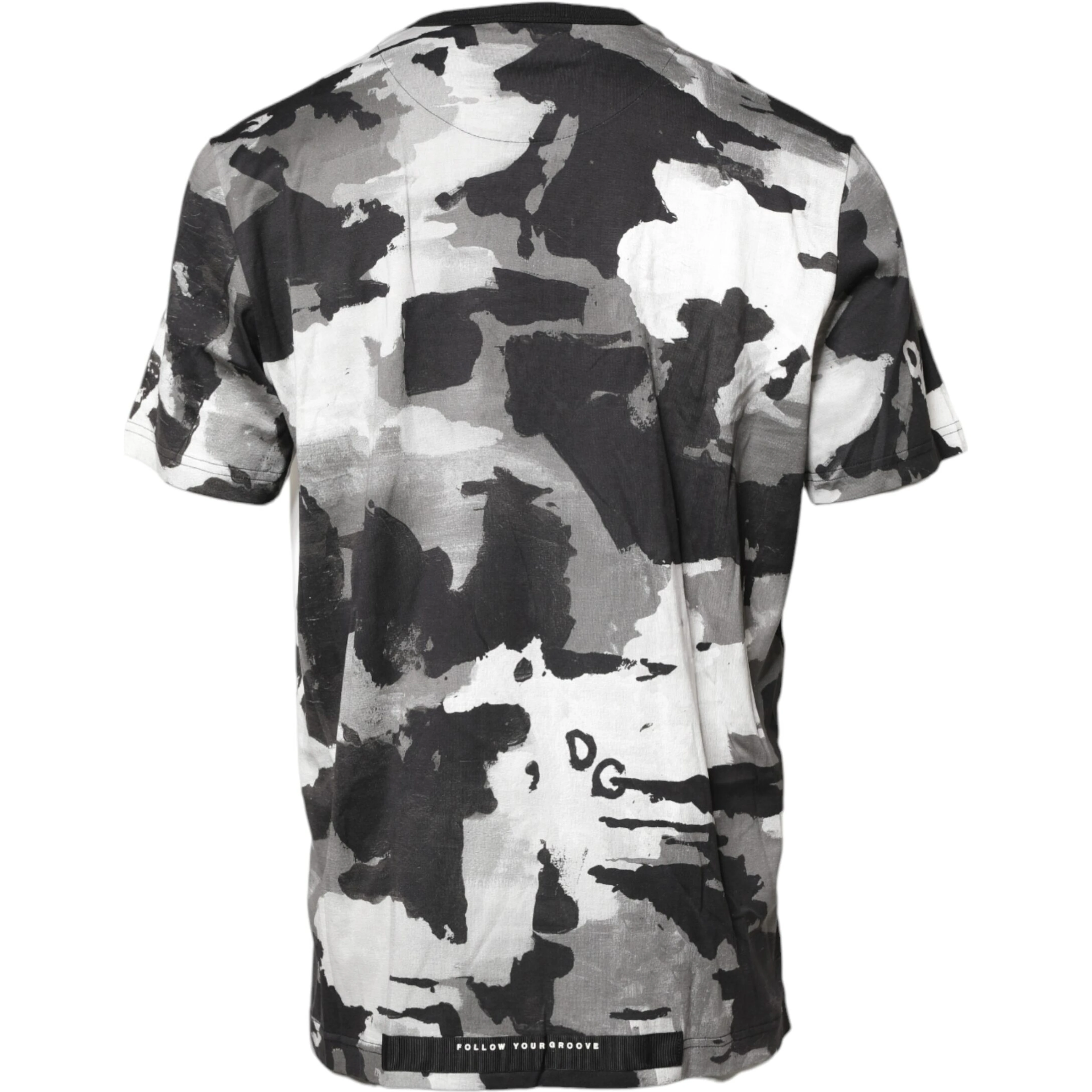 Multicolor Camouflage Crew Neck T-shirt