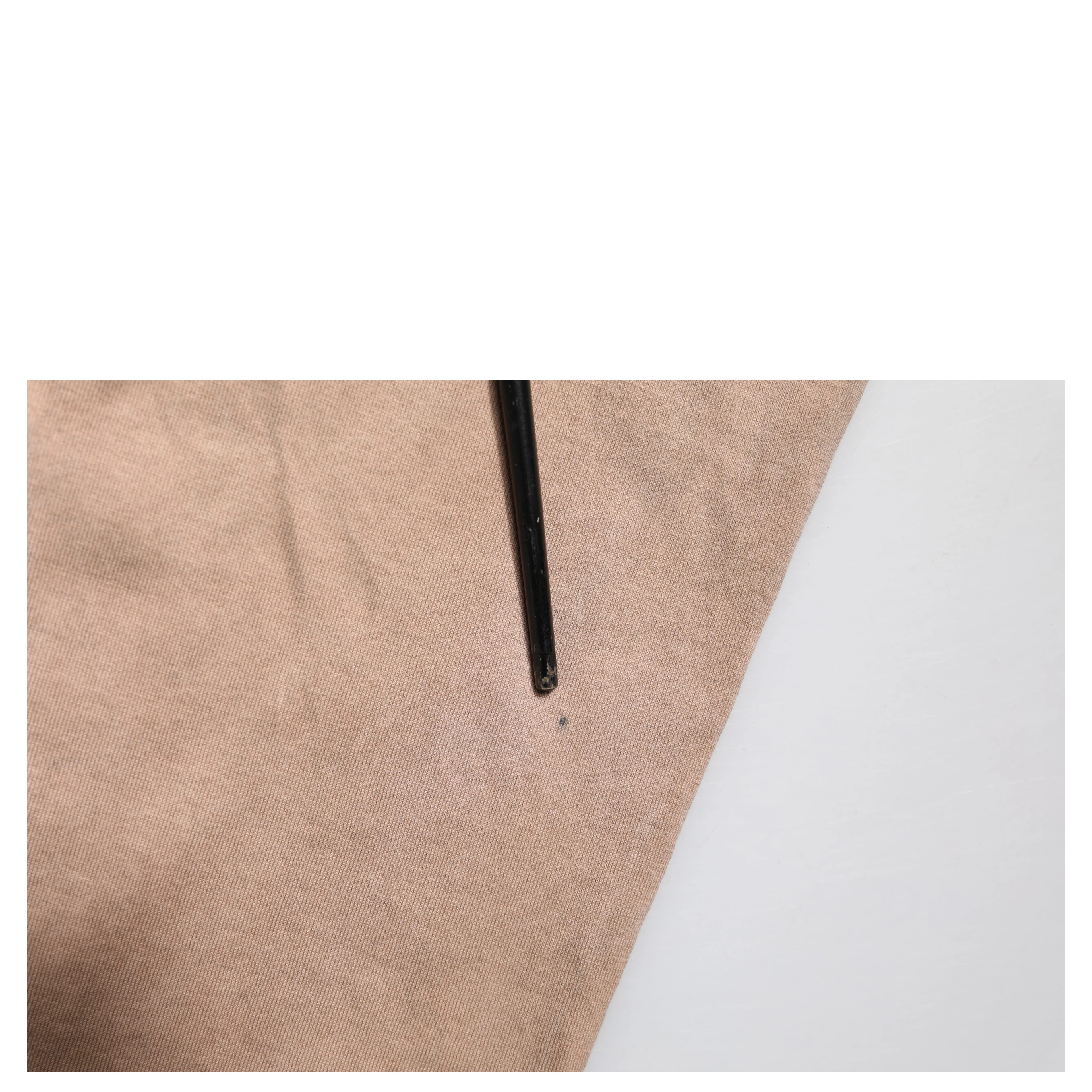 Beige Tie Dye Logo Print Cropped T-shirt