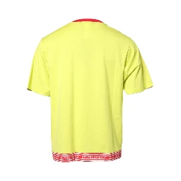 Green Cotton 85 Patch Crew Neck T-shirt