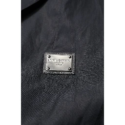 Black Short Sleeves Button Down Casual Shirt