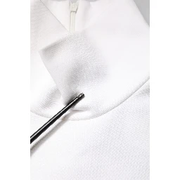 White Cotton Turtleneck DG Applique T-shirt