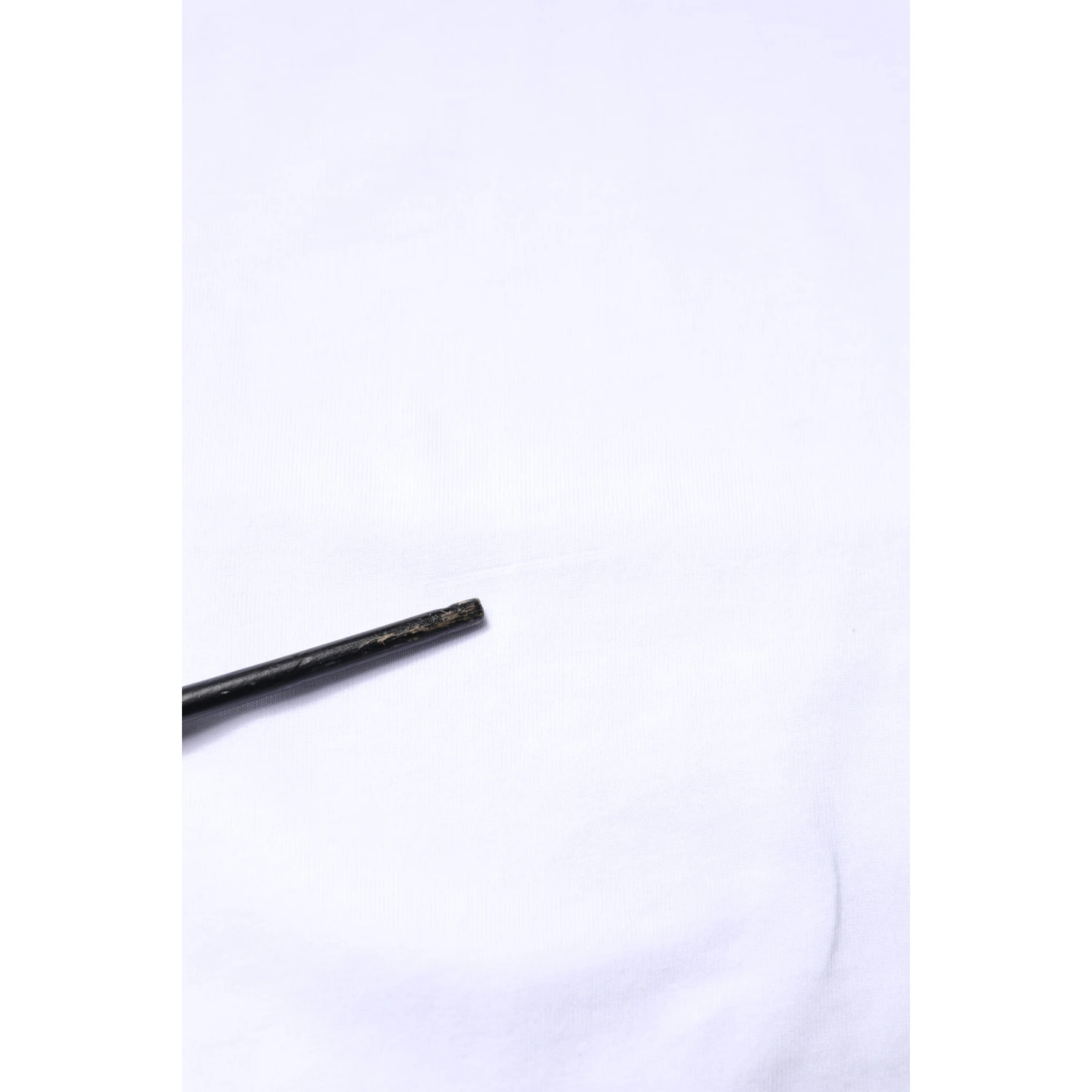 White Cotton Logo Patch Crew Neck T-shirt