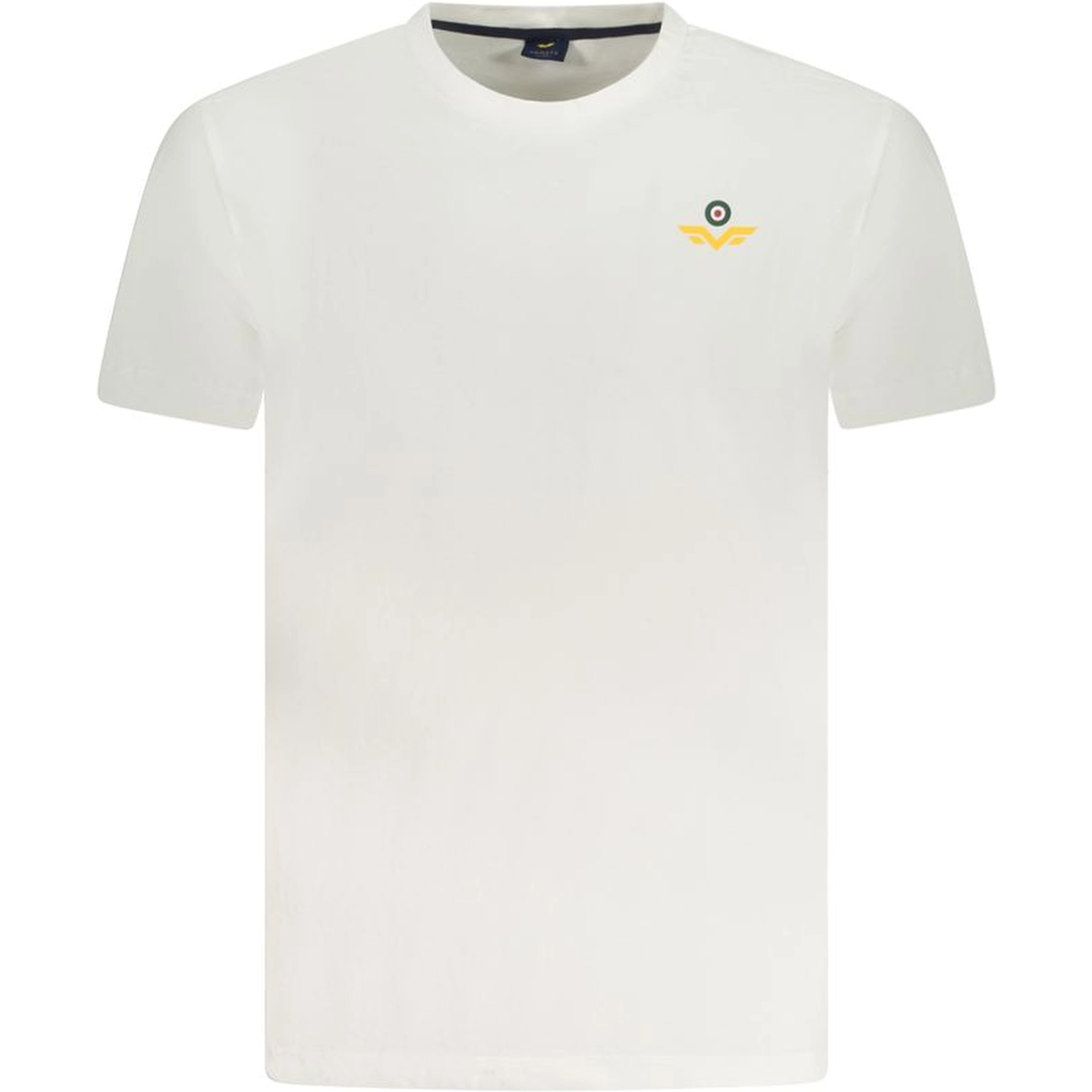White Cotton Men T-Shirt