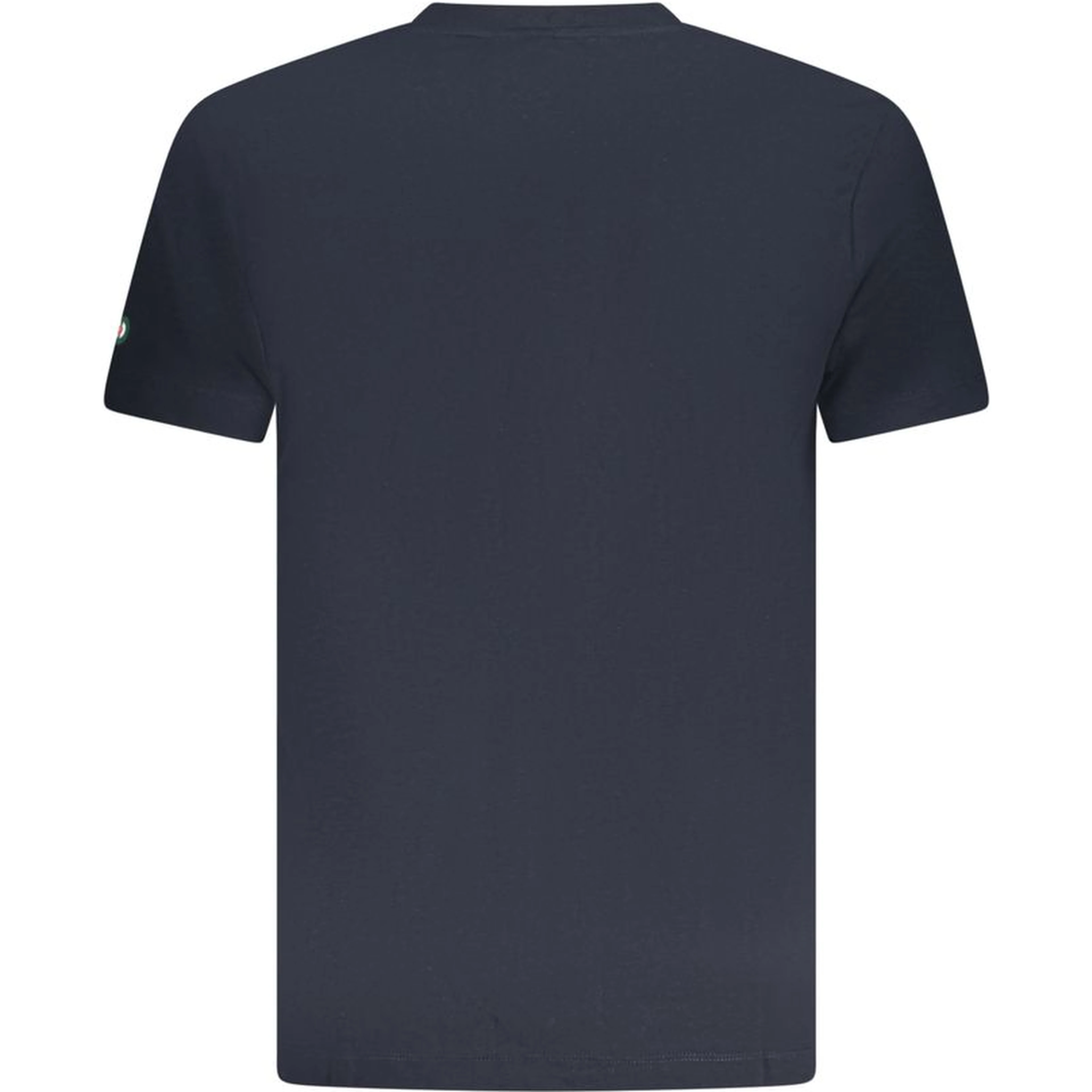 Blue Cotton Men T-Shirt