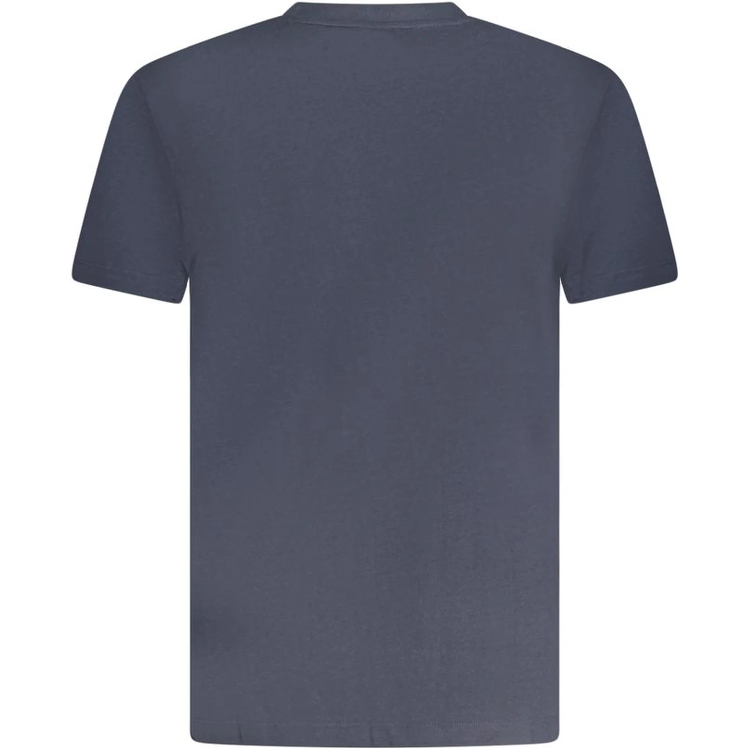 Blue Cotton Men T-Shirt