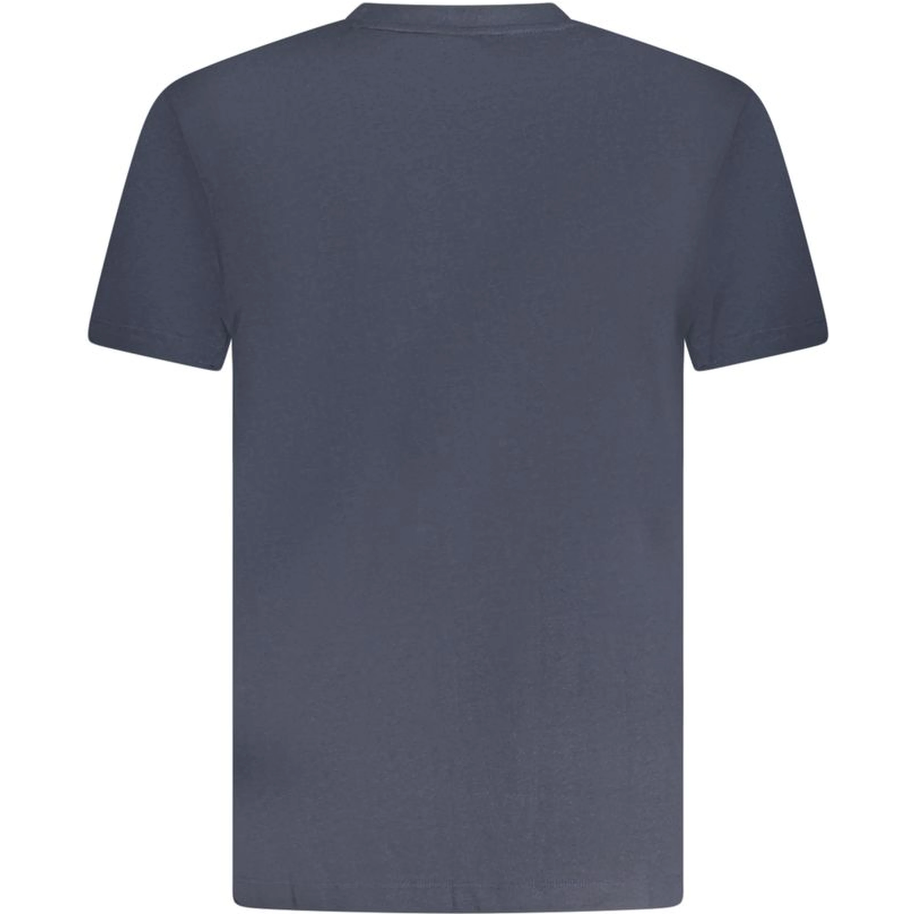 Blue Cotton Men T-Shirt