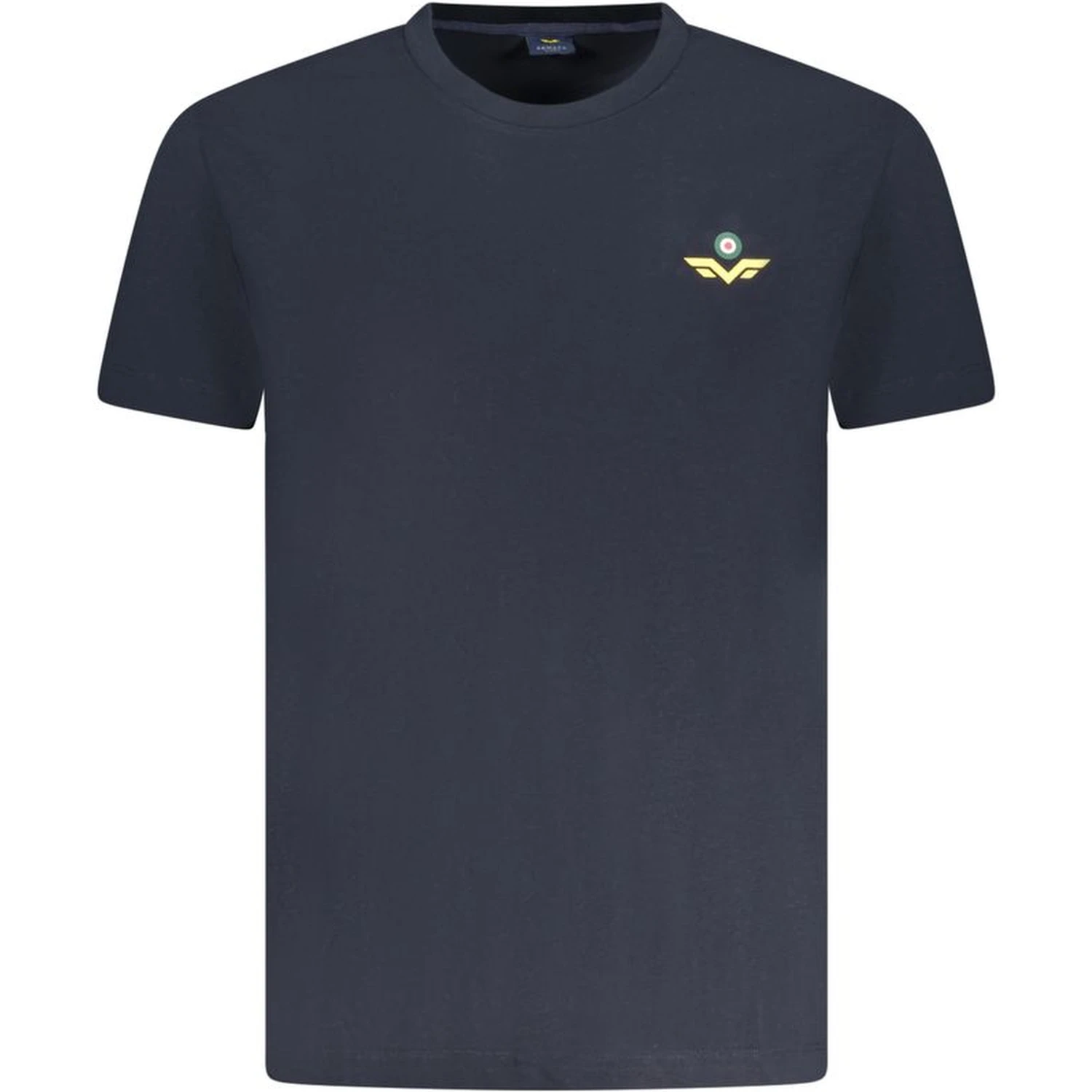 Blue Cotton Men T-Shirt
