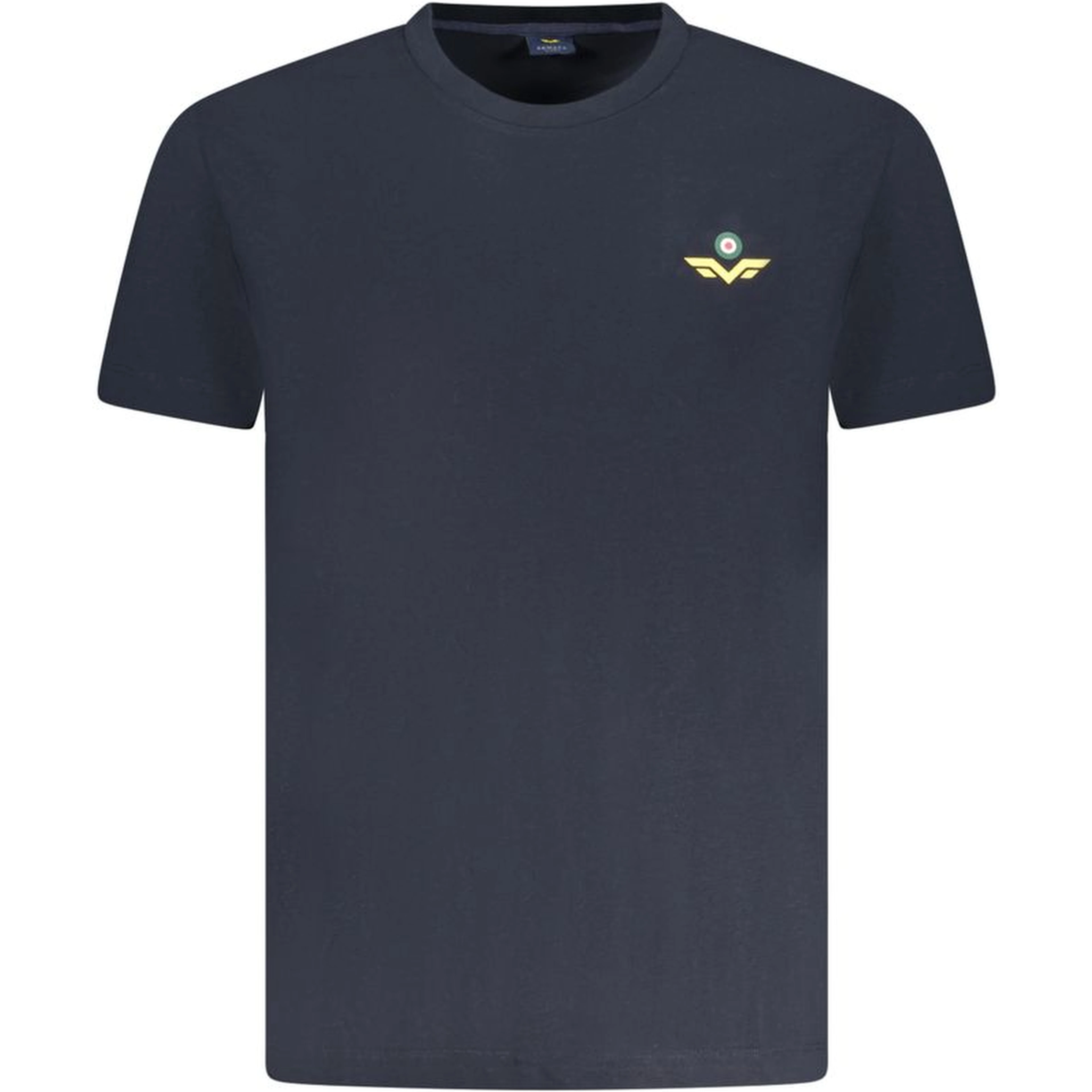 Blue Cotton Men T-Shirt