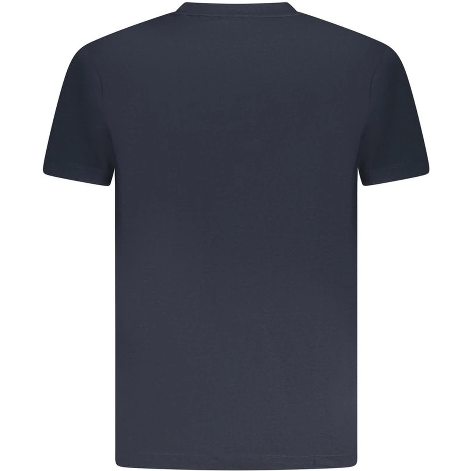 Blue Cotton Men T-Shirt