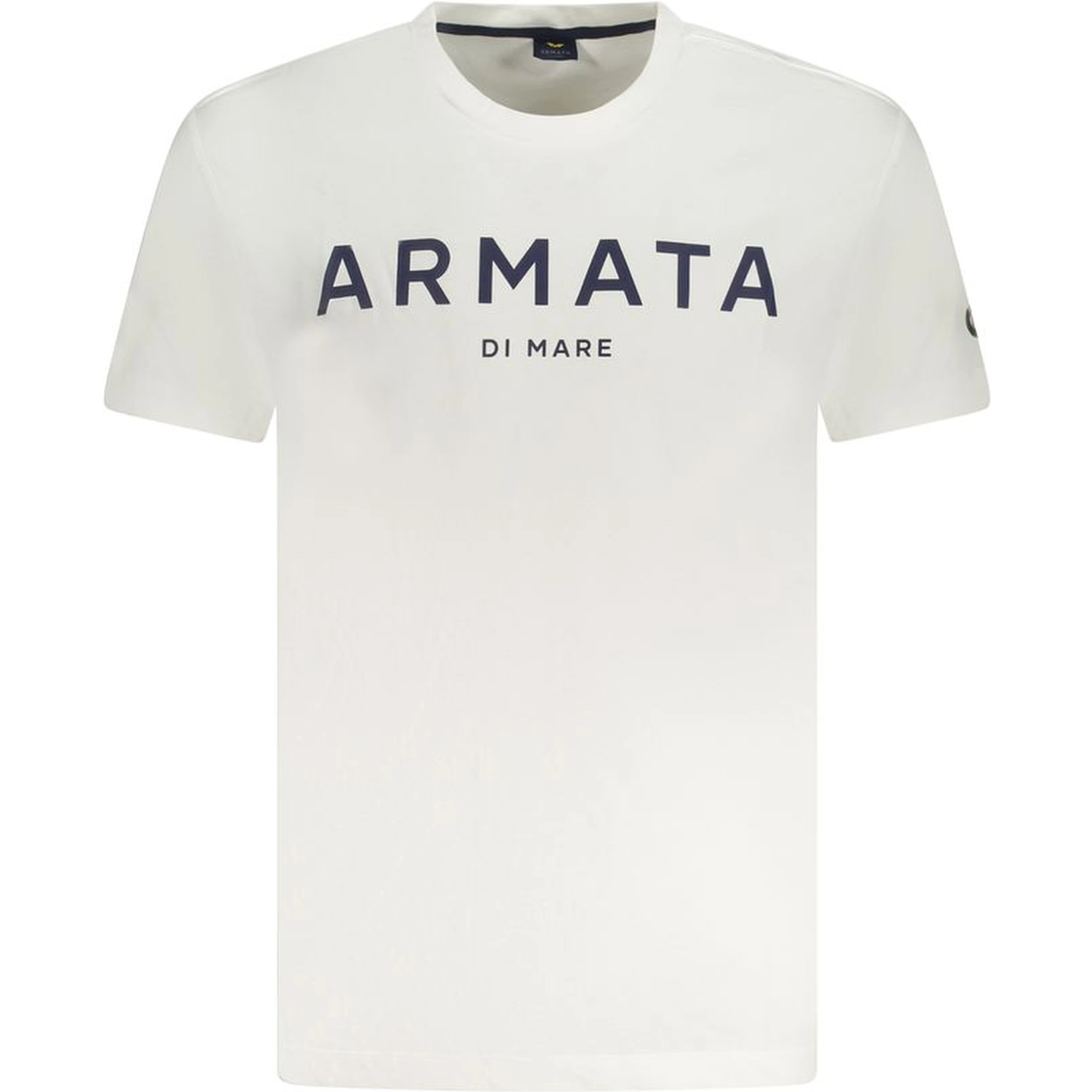 White Cotton Men T-Shirt